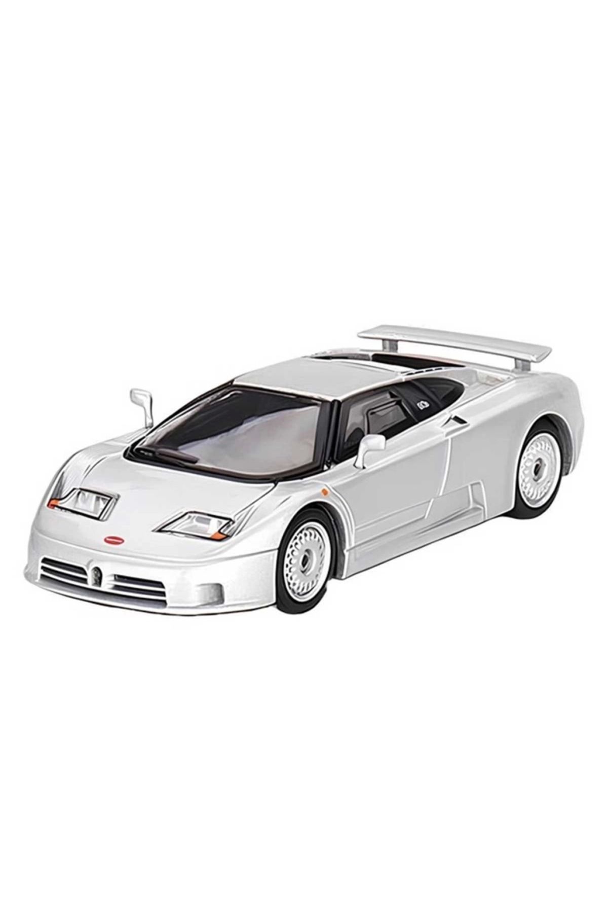 SYNOPE Çocuk Mini Gt 1:64 Bugatti EB110 GT Grigio Chiaro