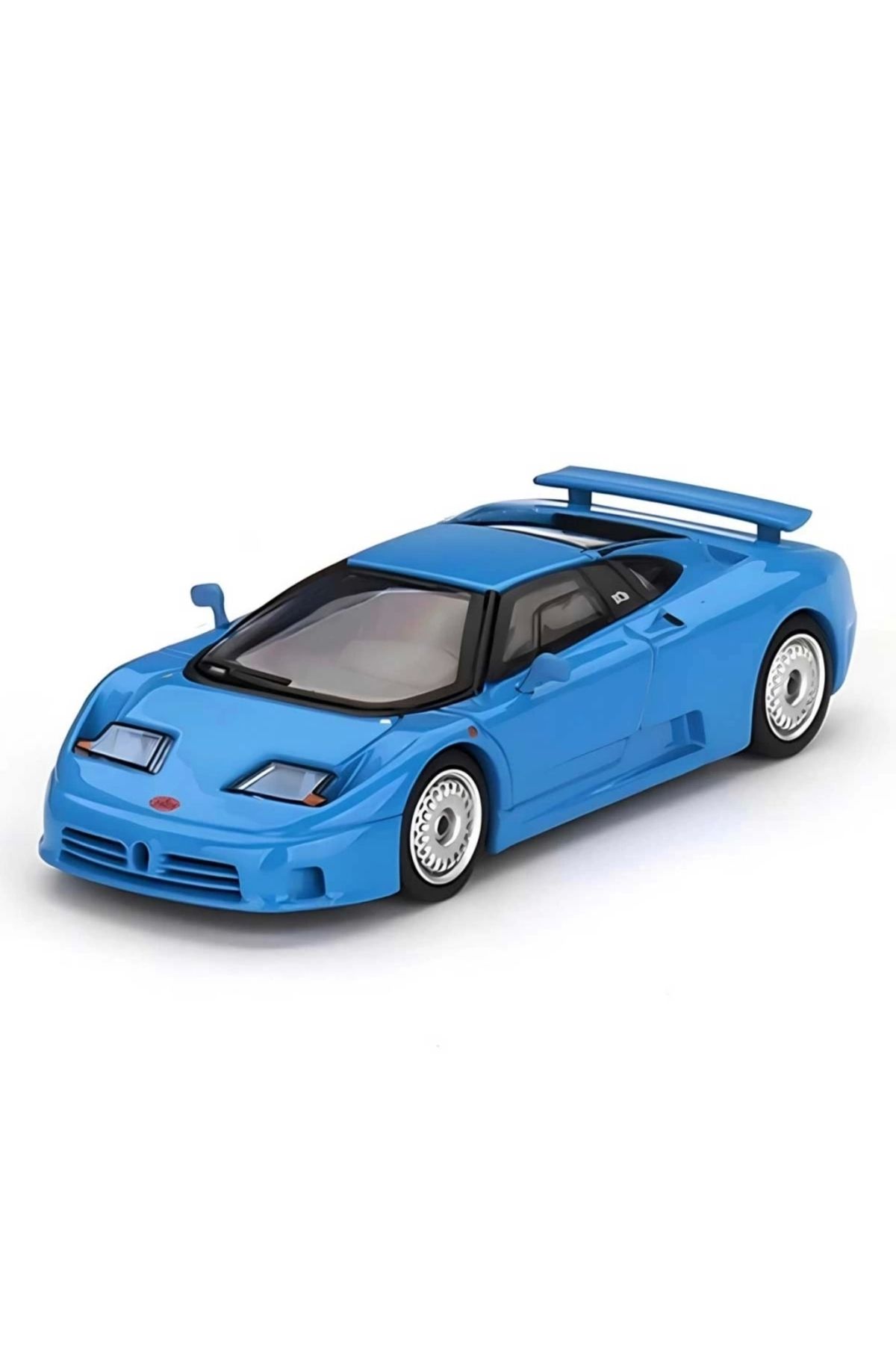 SYNOPE Çocuk Mini Gt 1:64 Bugatti EB110 GT Blue Bugatti