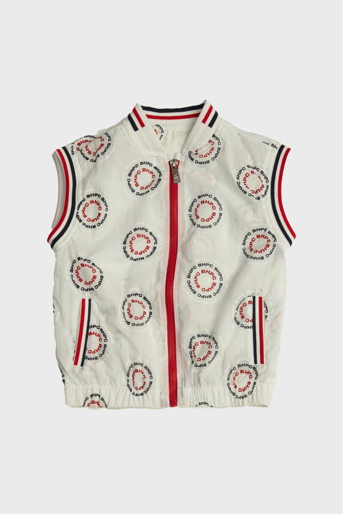 Beverly Hills Polo Club-Boy's Patterned Vest White 5