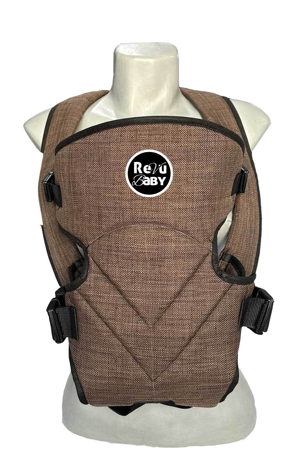 RevuBaby OFT PLUS Kanguru Kahve Bebek Taşıma Çantası Ana Kucağı Anakucağı SLİNG fotoğrafı 2 (önizleme)