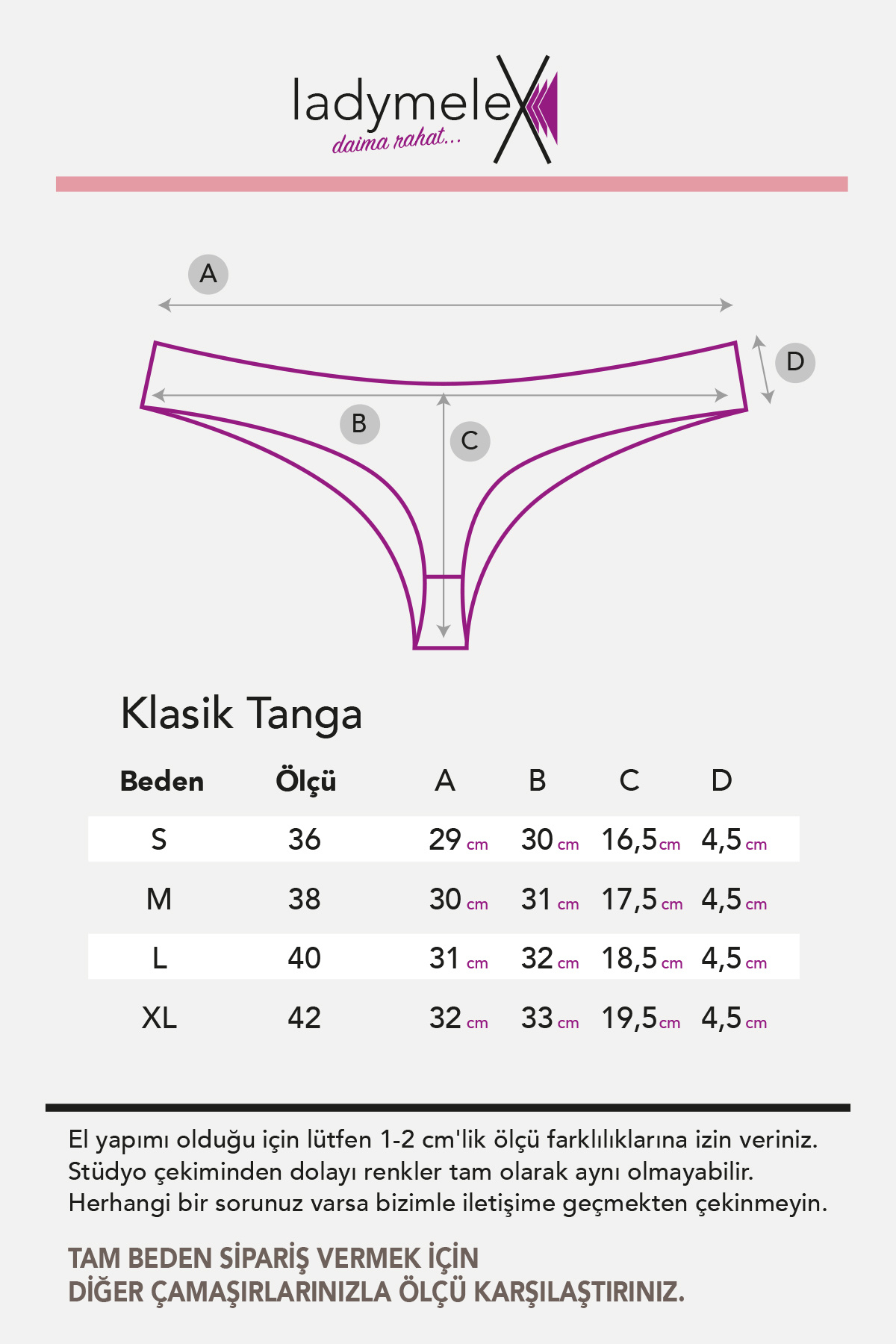LadyMelex-Women's Thong, 5-Pack, Flesh Color Classic Thong, Daily Use, 100% Soft Fabric 3
