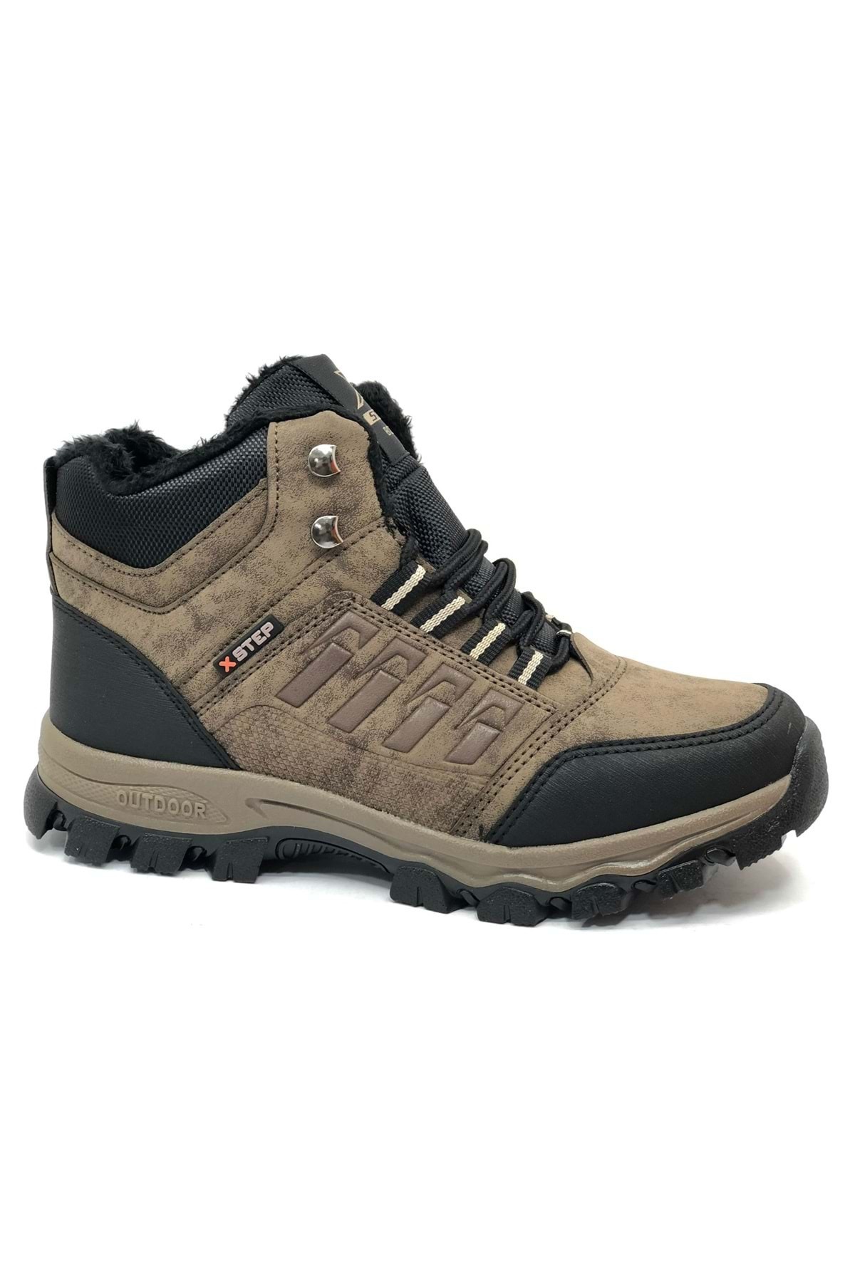 Kocamanlar Ayakkabı Xstep X6 Trekking Outdoor Ortopedik Erkek Bot VİZON