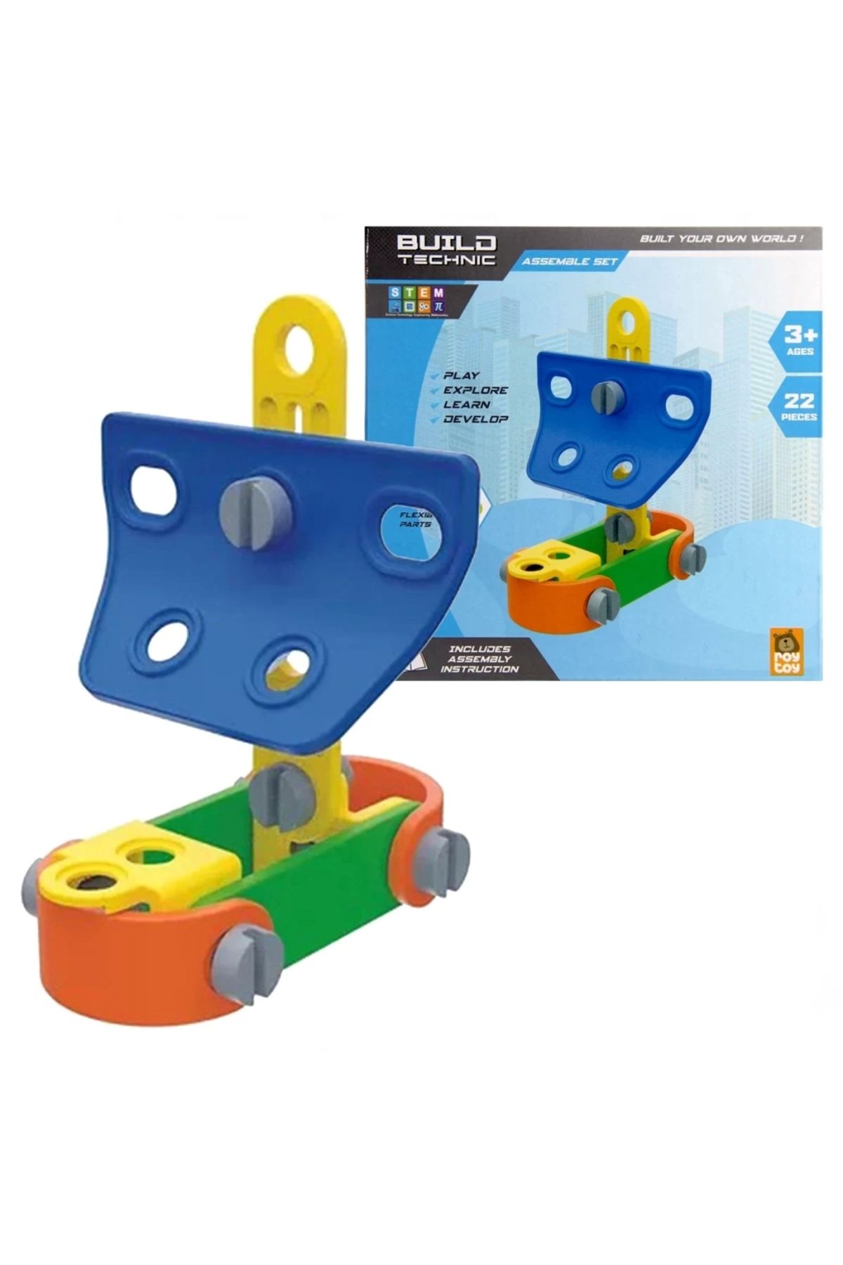 Finetoo Çocuk Build Technic Yap Boz Araçlar 4100101-2