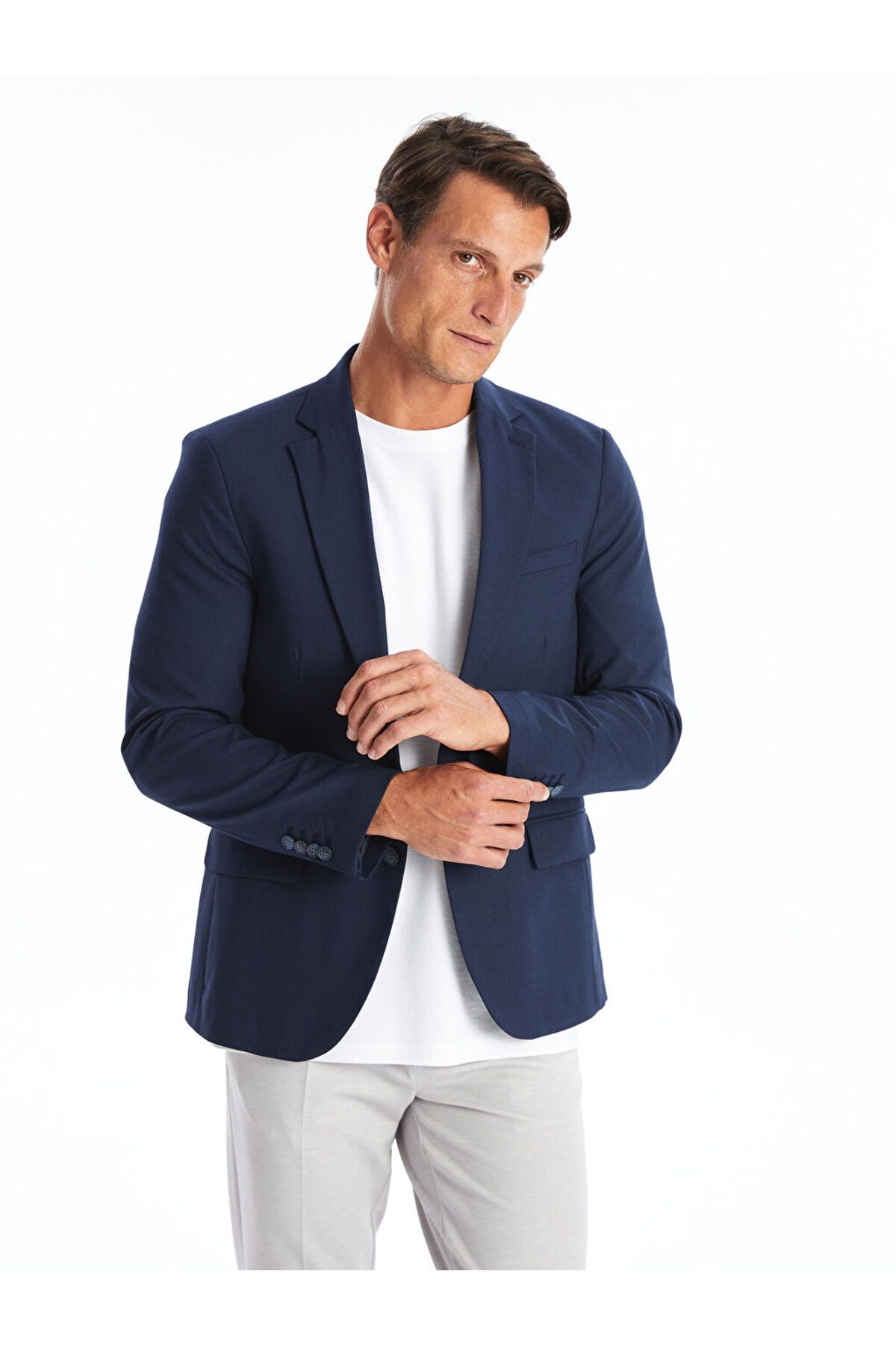 LC Waikiki Yeni Sezon Dar Kalip Erkek Blazer Ceket - S4CK03Z8