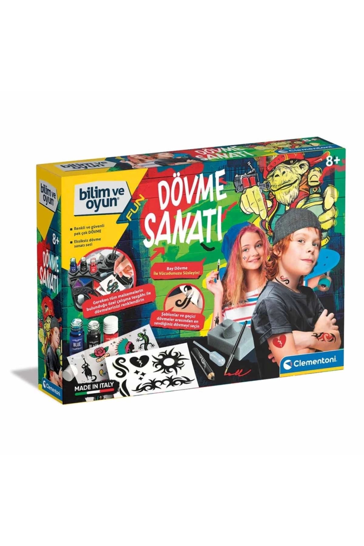 Finetoo Çocuk Bilim ve Oyun Dövme Sanatı