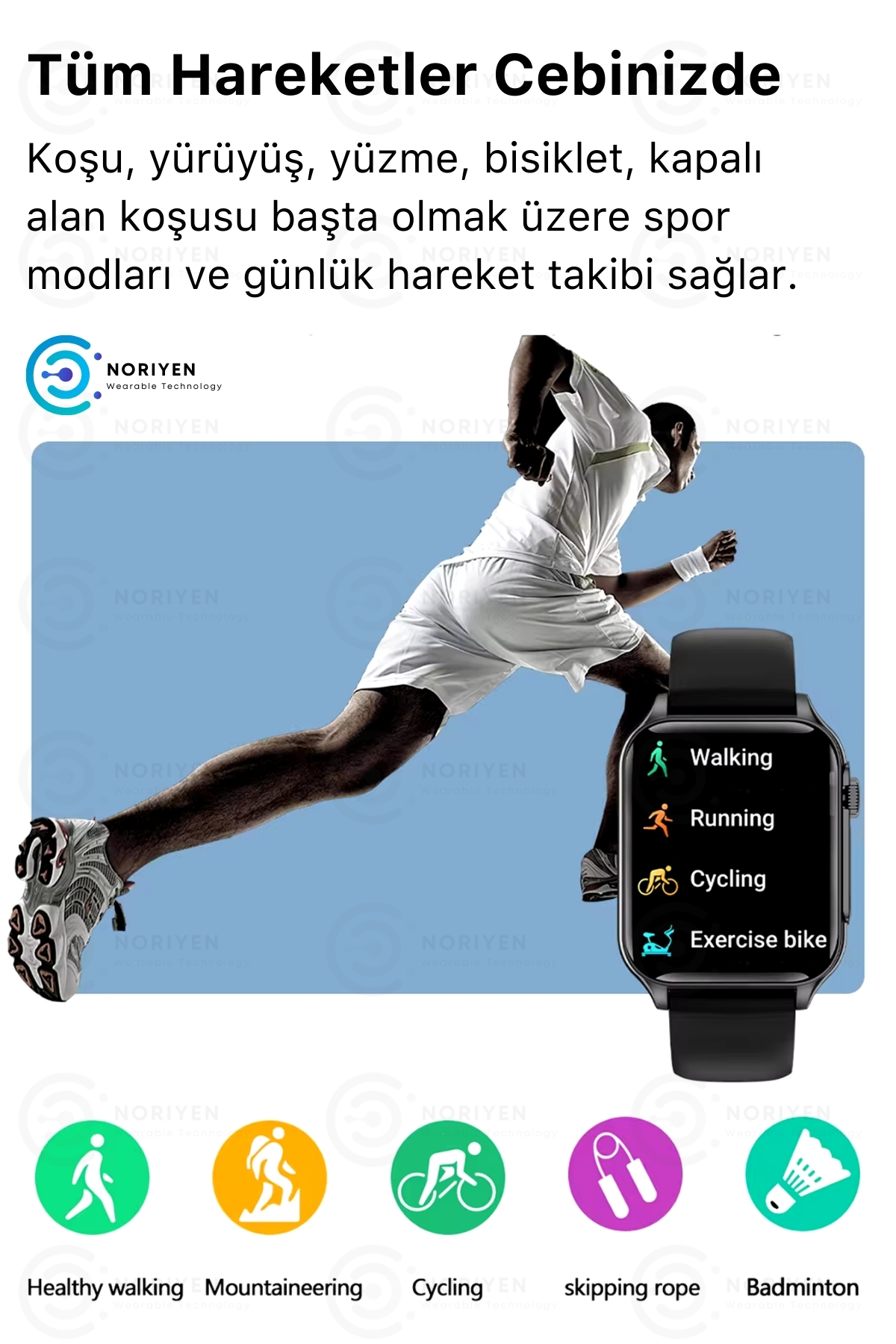 Premium Serisi New Design P6 Fitness Spor Sağlık Sensörlü iOS Android Uyumlu Watch Siyah Akıllı Saat