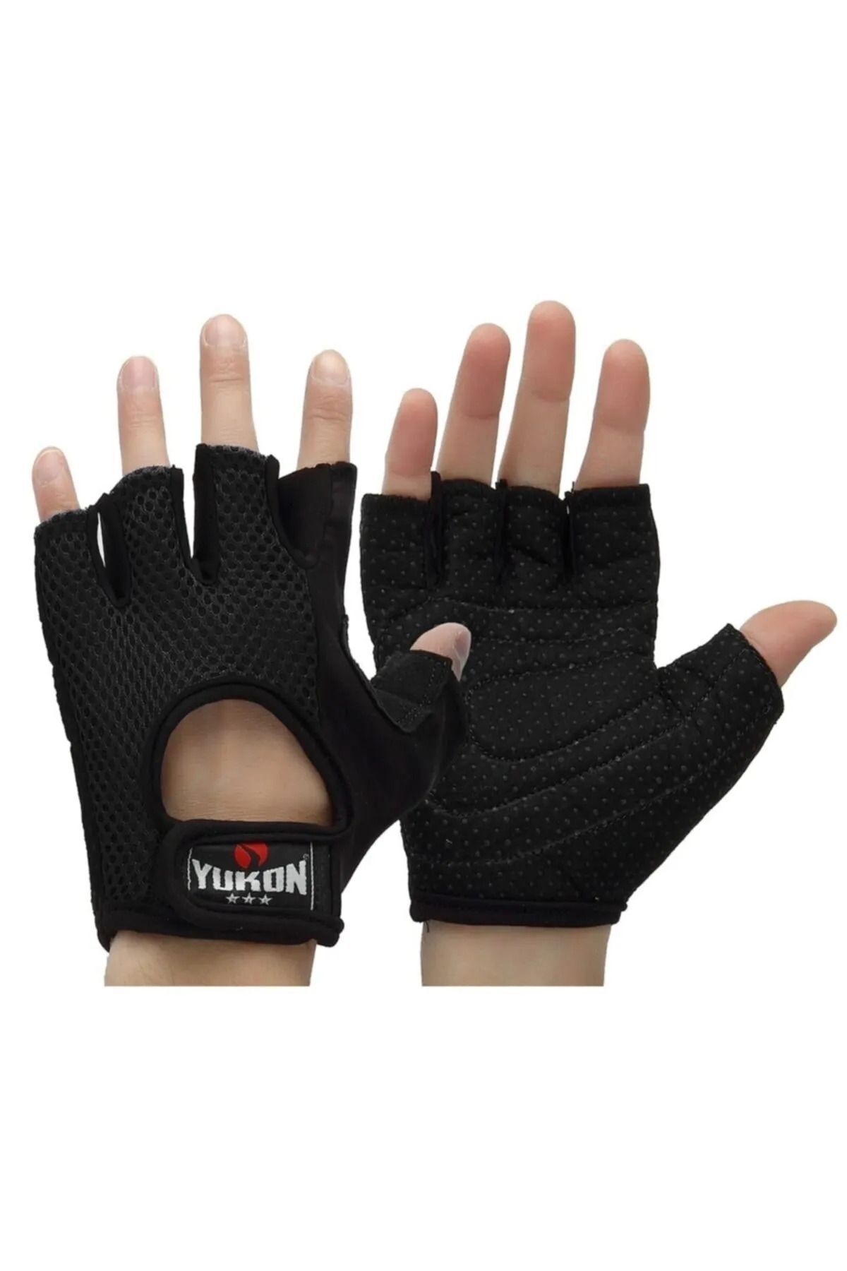 Elioure SPOR Unisex Air Body Fıtness Bisiklet Ağırlık Eldiveni Terletmez Yarım Parmak