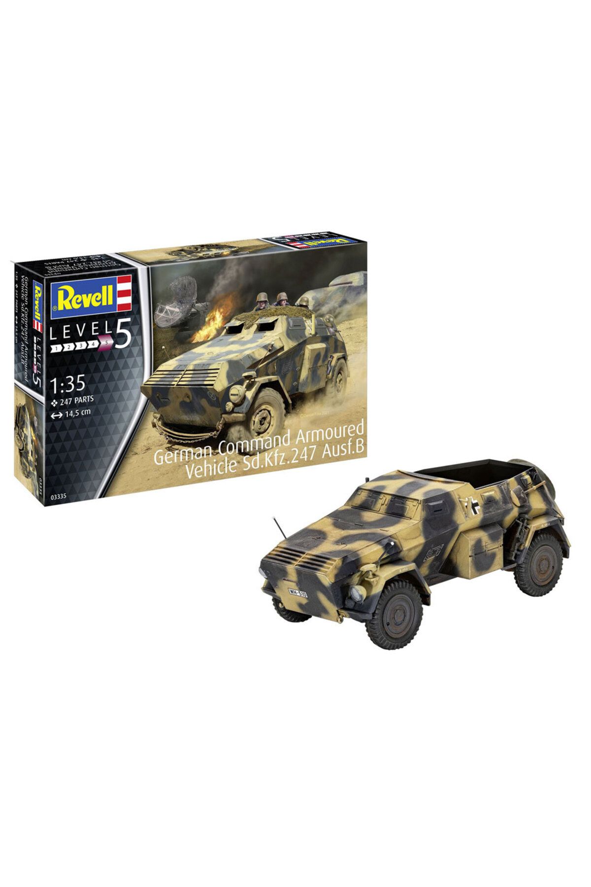ماکت Model Kit Tools Alemer Almert Command SD KFZ 247 Ausf B 03335 REVELL