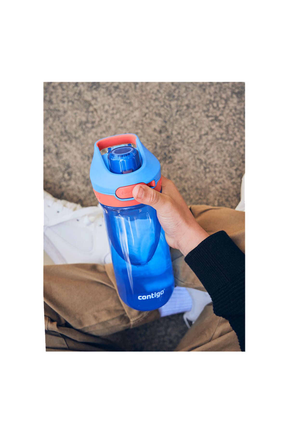 Contigo-Jessie Tritan 420ml Blue Children's Water Bottle - 2199245 5