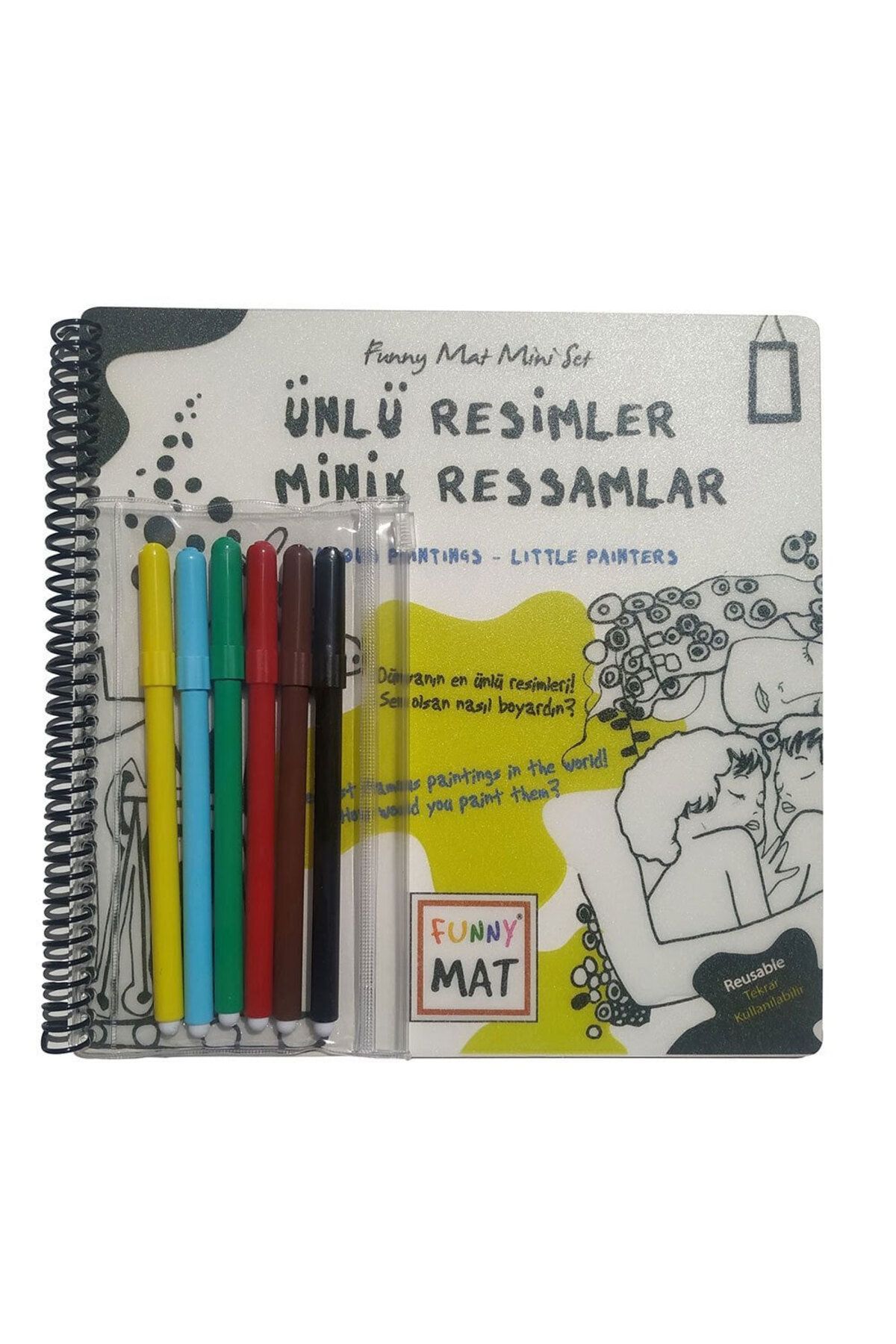 Genel Markalar Mini Set Ünlü Resimler Minik Ressamlar Kalemli 1159