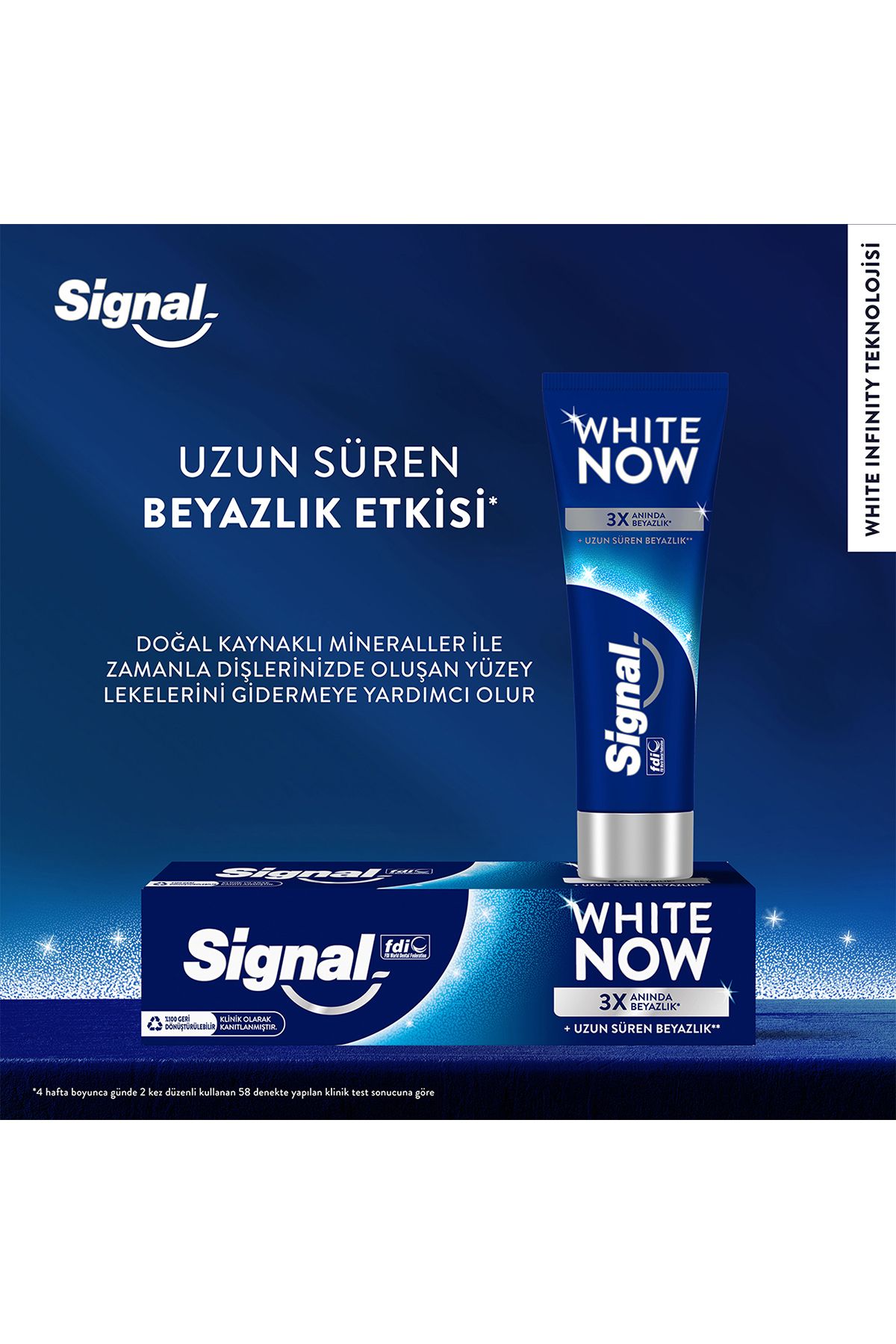 خمیر دندان Signal White Now Instant Whiteness 75 میلی لیتر