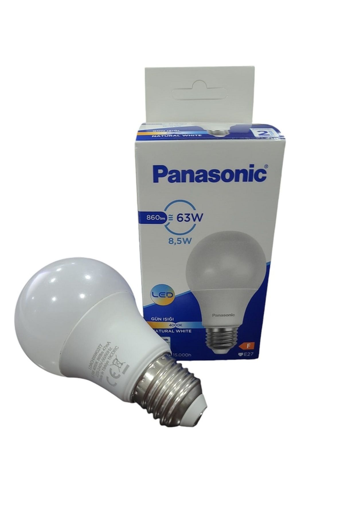 PANASONIC 8,5W E27 Led Ampul 860LM 4000K  Günışığı