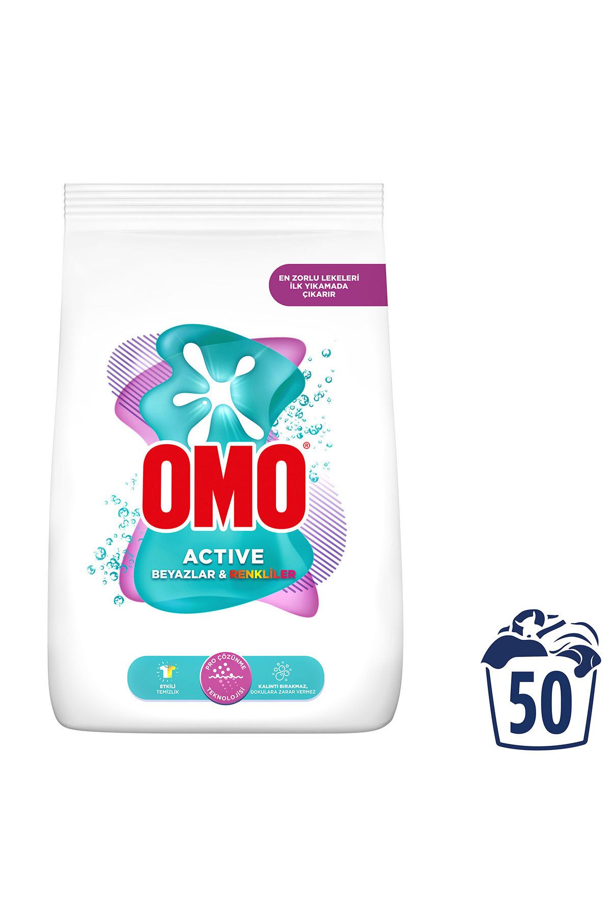 Omo Active Beyazlar & Renkliler Toz Deterjanı 7.5 Kg X1