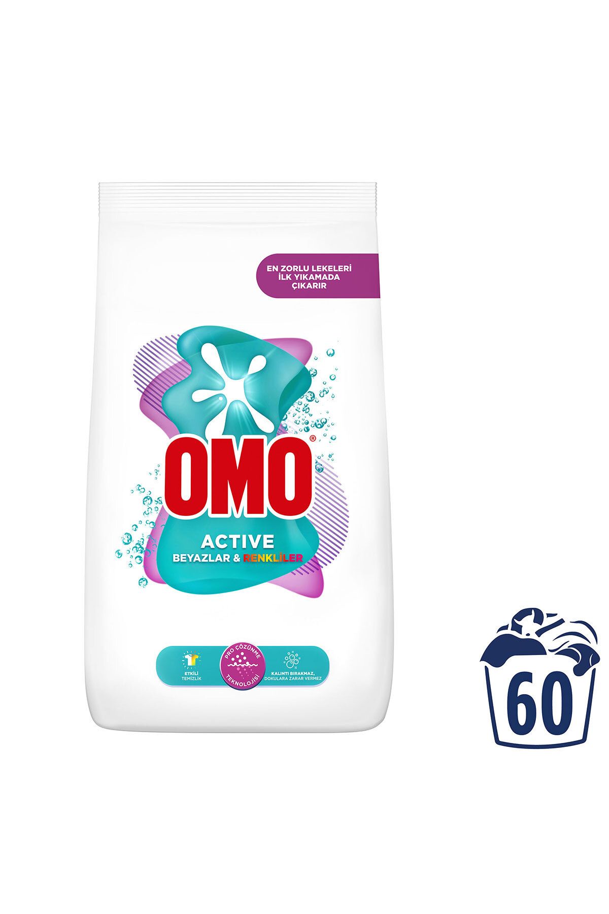 Omo Active Beyazlar & Renkliler Toz Deterjanı 9 Kg