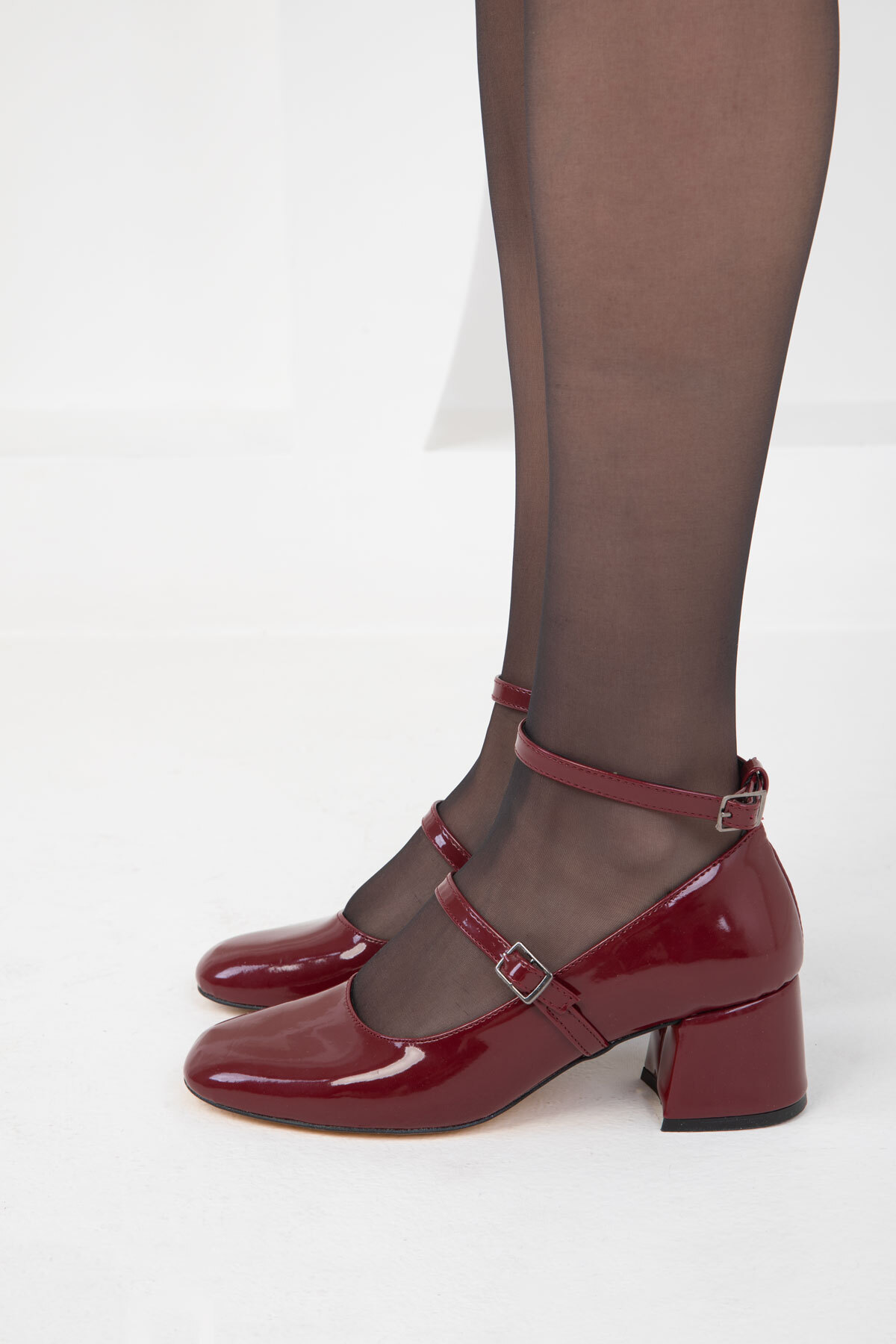 SOHO  Bordo Rugan Kadın Klasik Topuklu Ayakkabı 19918 - Görsel 3