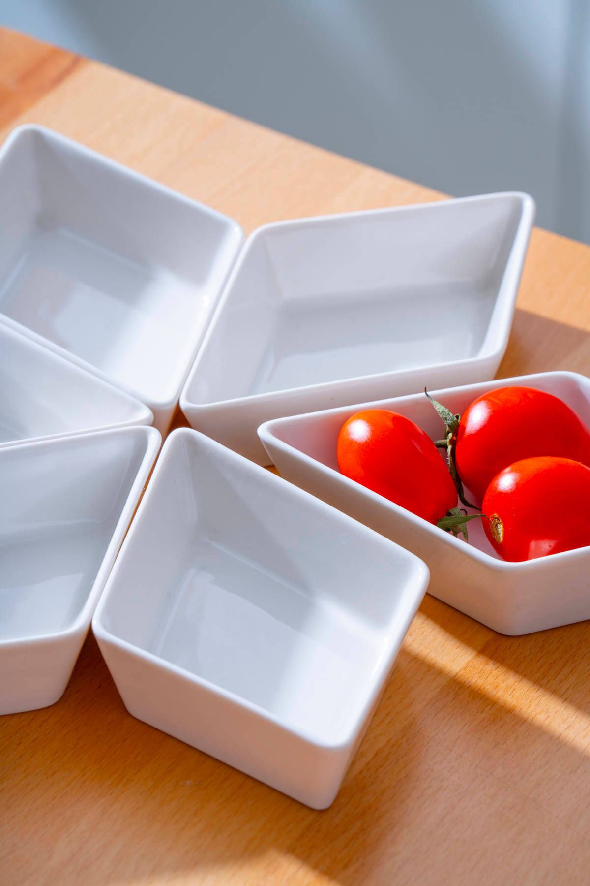 Bianco Perla 6 lı Porselen Kahvaltılık Tabak - 14 cm