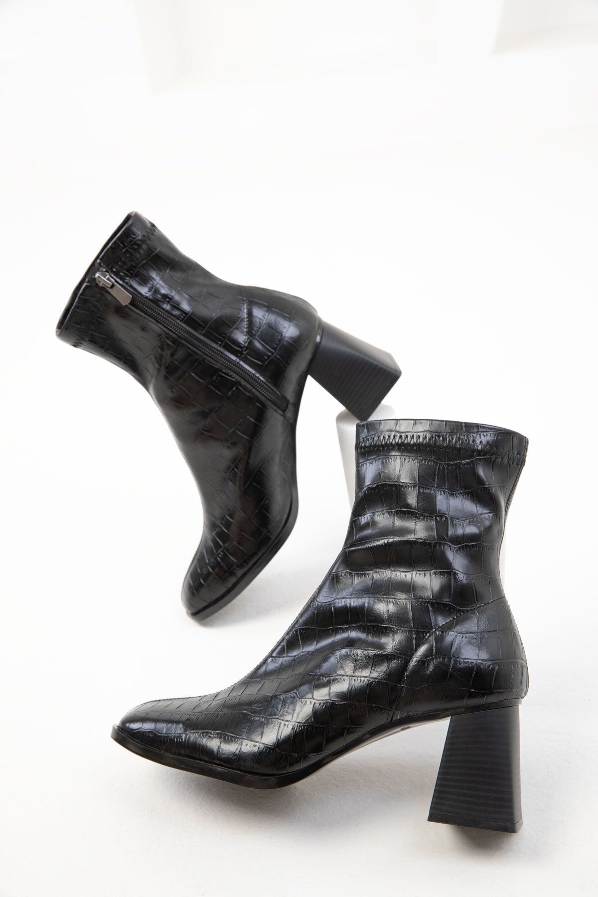 SOHO-Krako Μαύρες Γυναικείες Μπότες - 19962 Model Bootie 4