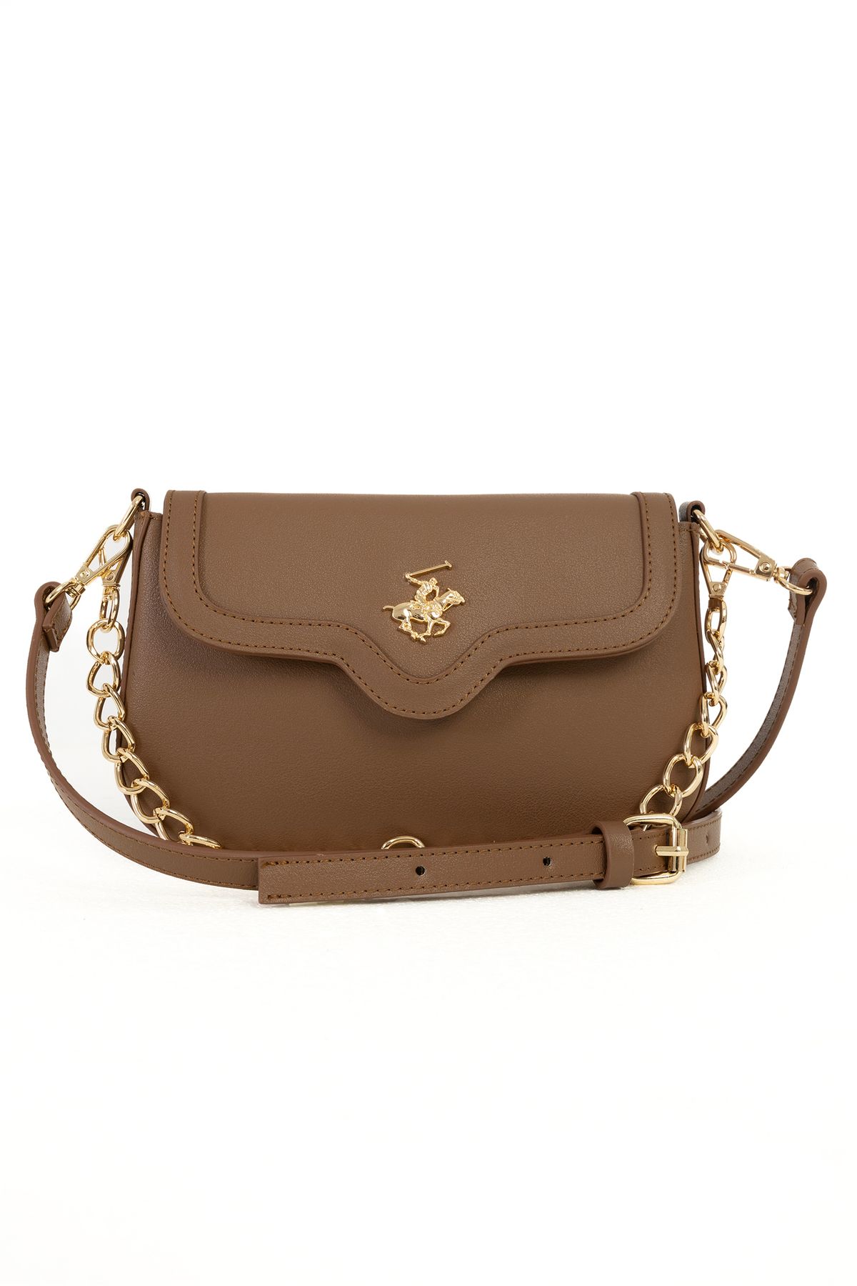 Beverly Hills Polo Club-حقيبة كتف نسائية تان 05BHPC8039 2
