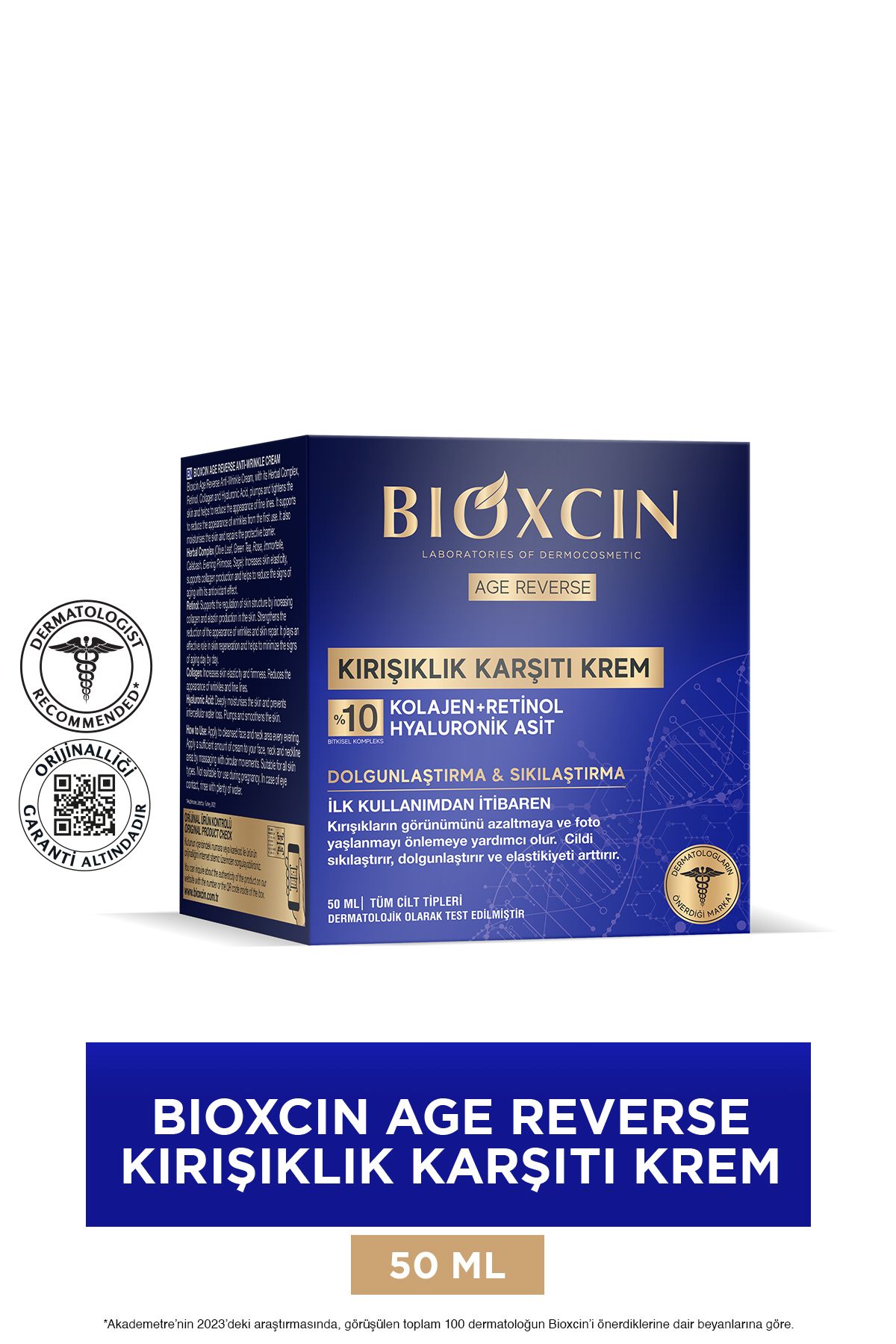 Bioxcin-Age Reverse Anti-Wrinkle Cream 50 ml 2