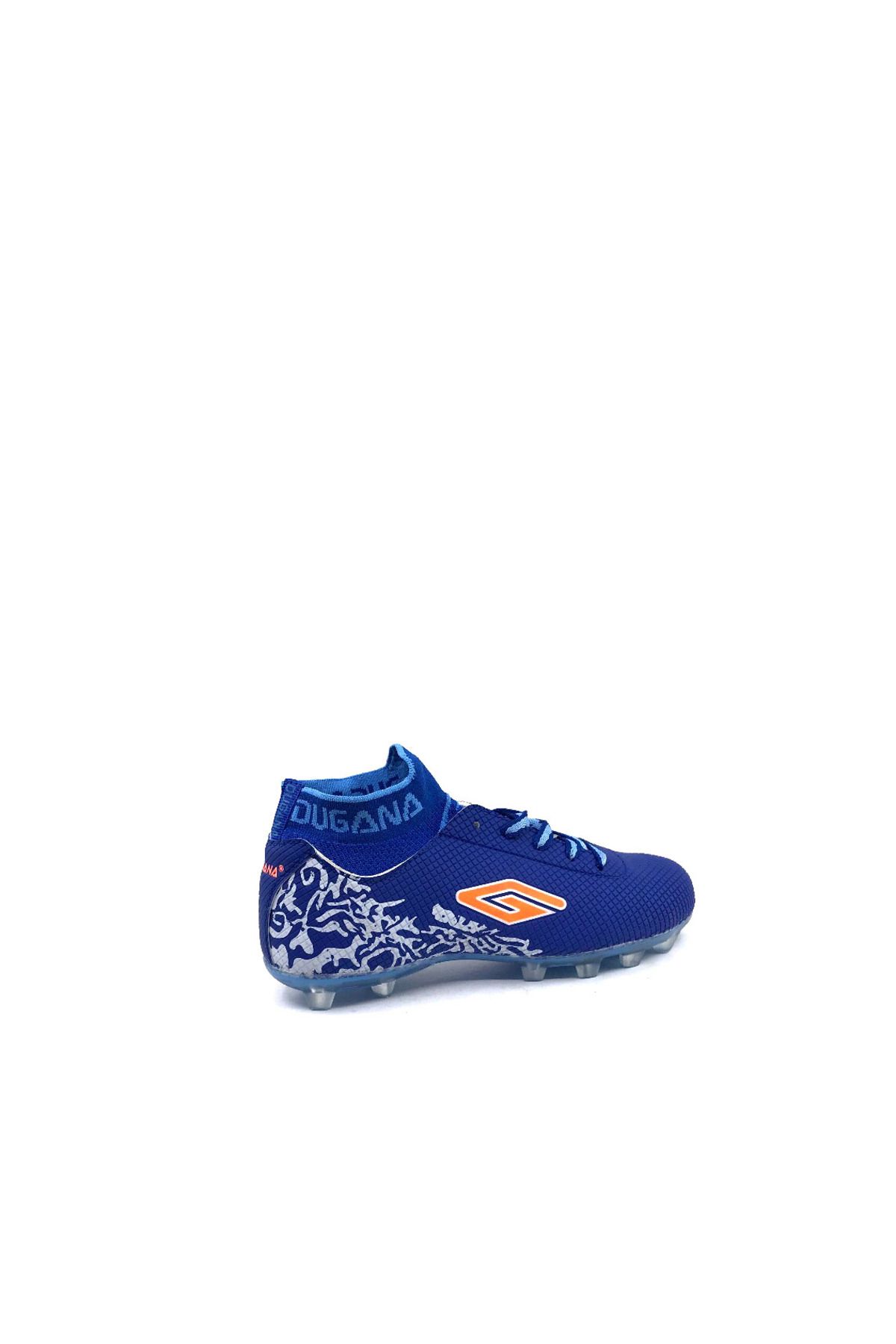 Dugana-2404 Blue Boy Socks Football Cleats Shoes 5
