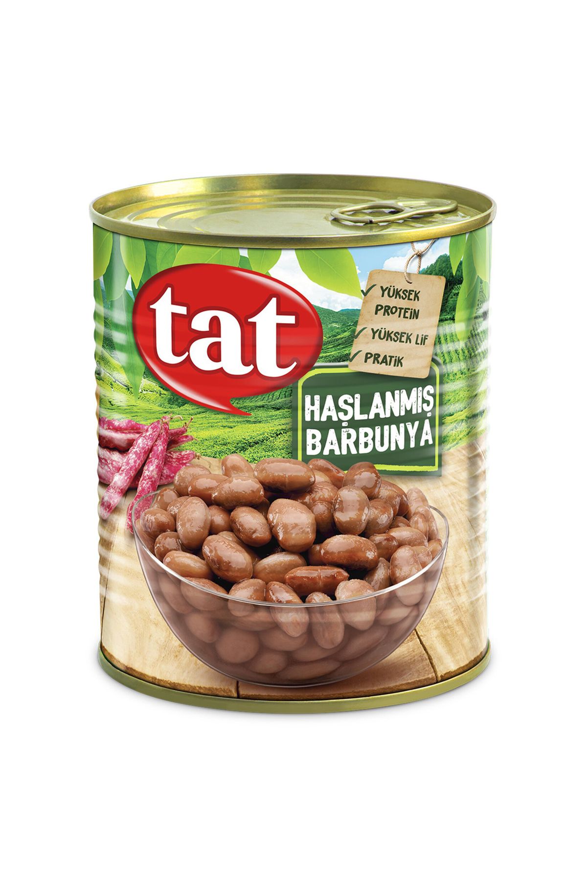 Tat Haşlanmış Kuru Fasulye ve Barbunya 800 gr x 4 Adet Karma Paket