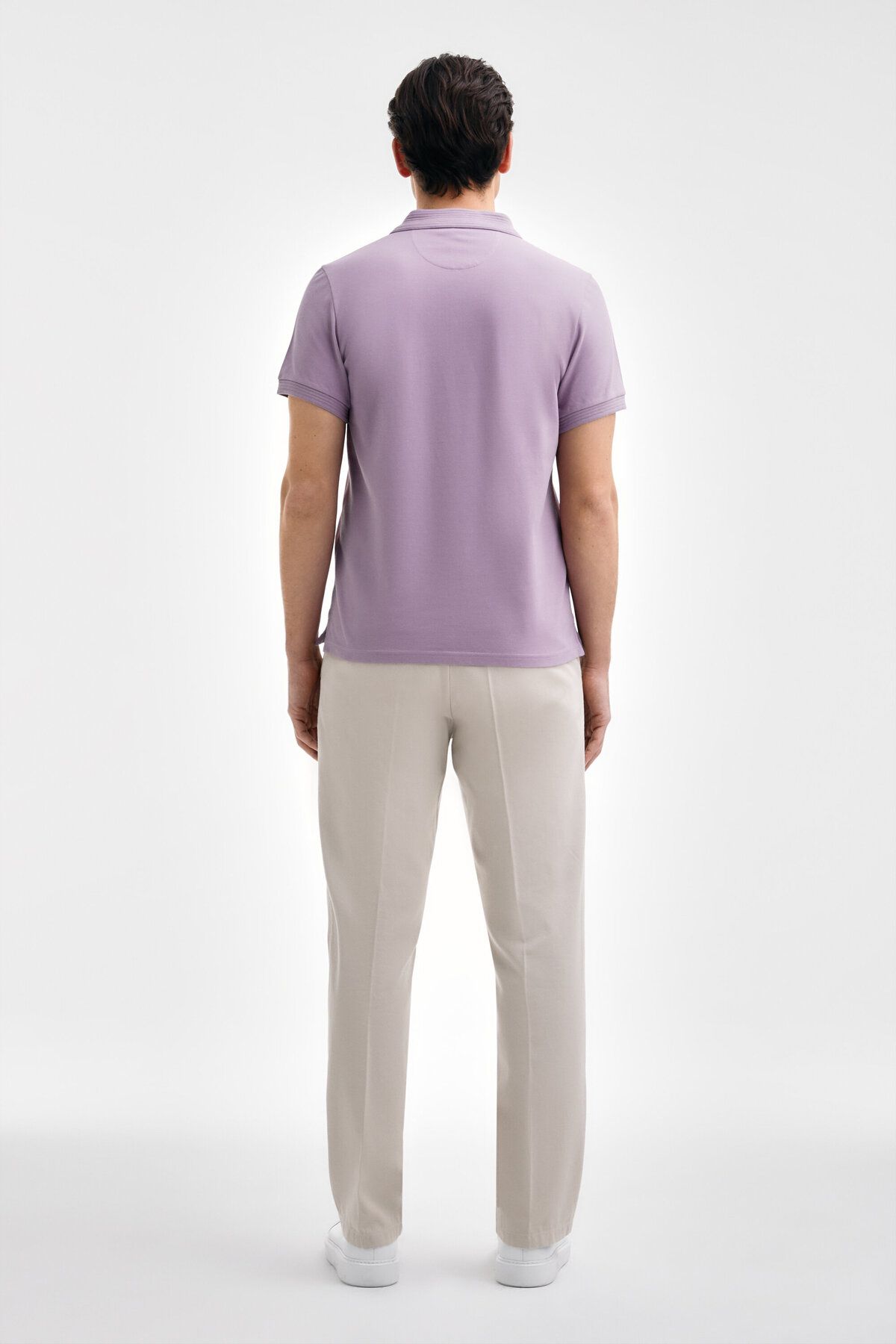 تی شرت بنفش مردانه LILA POLO YAKA W Collection