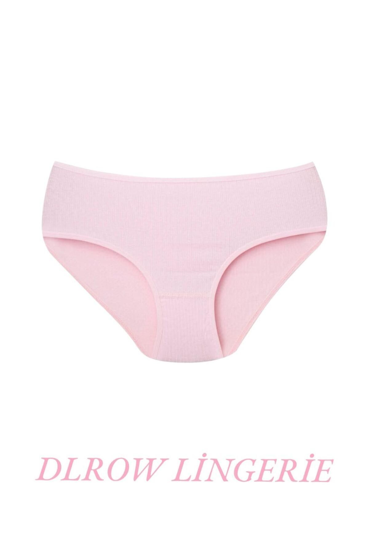 DLROW-Women's Ribbed 6-Piece High Waist Panties 4