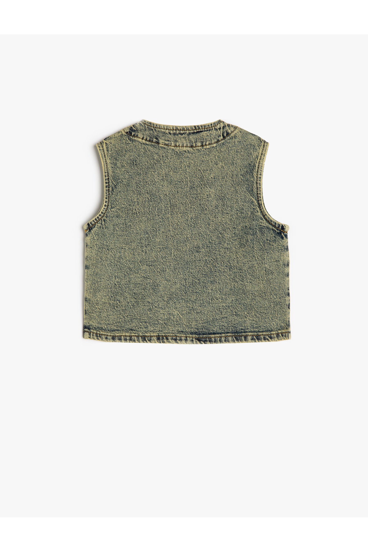 Koton Biker Kot Yelek Kolsuz Kapaklı Cepli fotoğrafı 2 (önizleme)