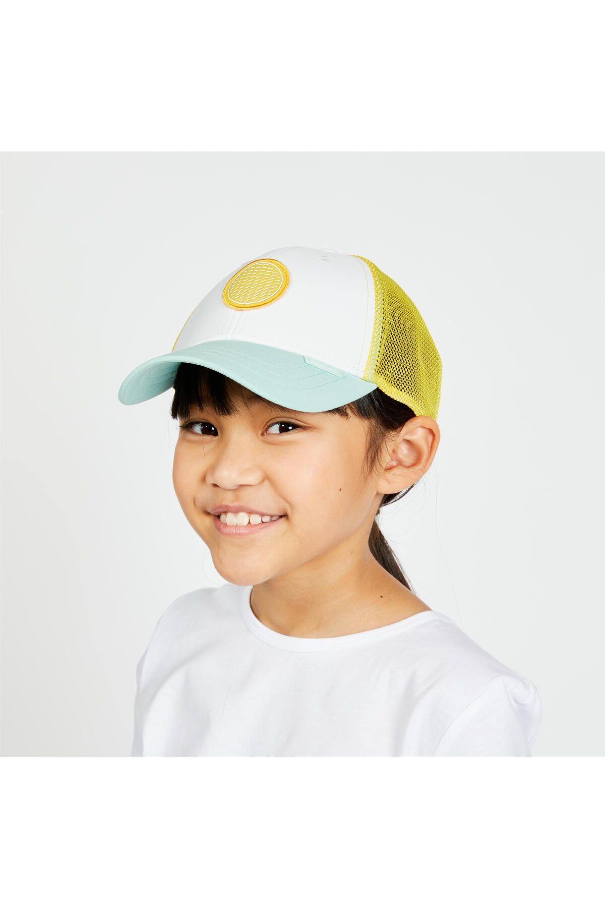 Decathlon-Sailing 500 Model Kids Cap - White/Yellow 2