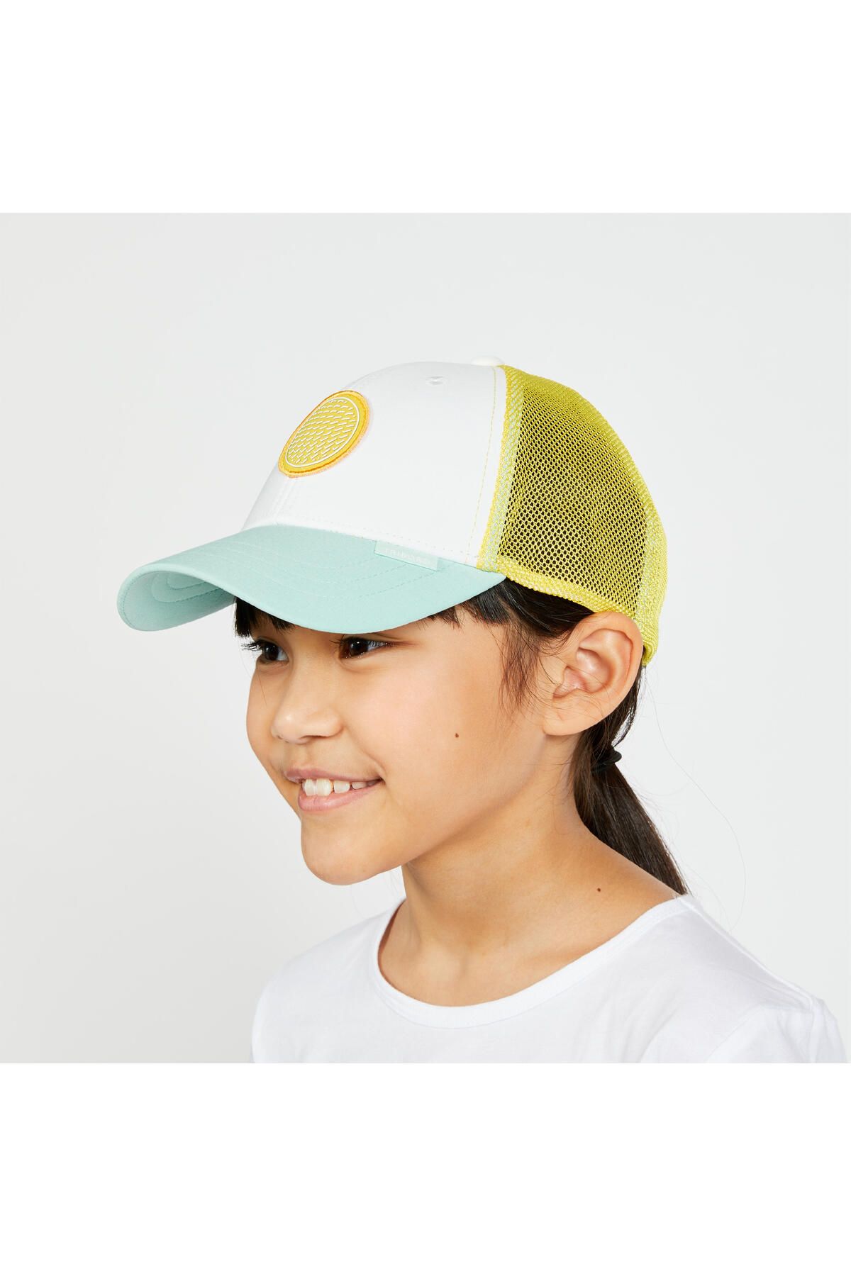 Decathlon-Sailing 500 Model Kids Cap - White/Yellow 3