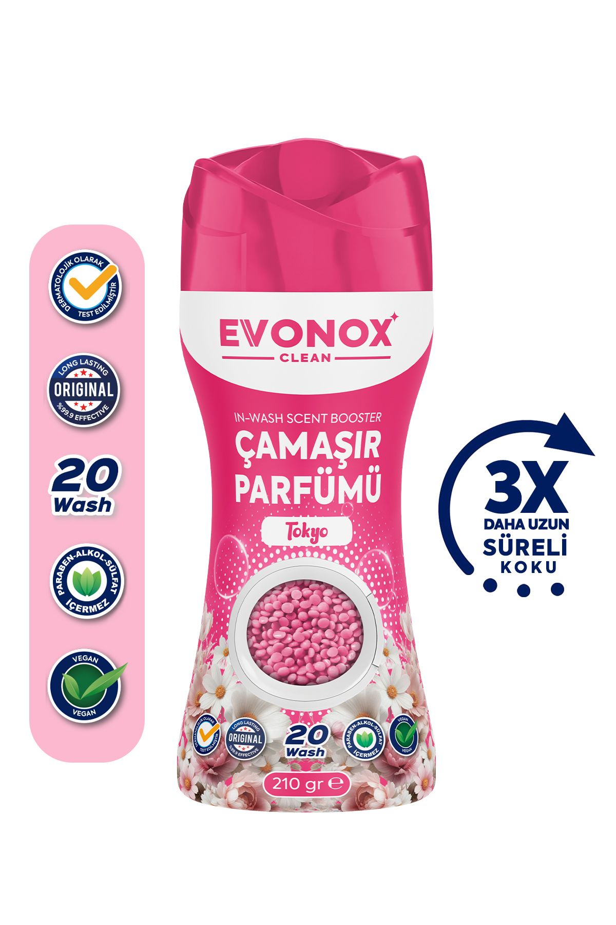 Evonox Clean Granül Çamaşır Parfümü & Çamaşır Yumuşatıcı Tokyo 210 gr