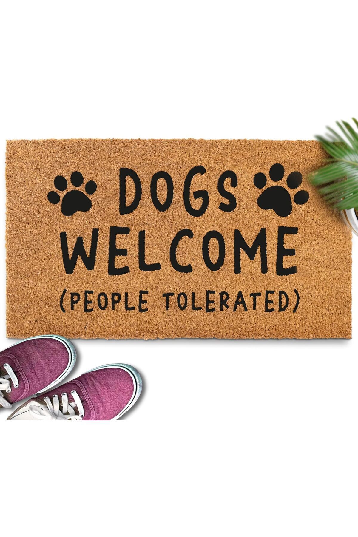 DefLife Home-Dogs Welcome Door Mat / Koko Paspass 1