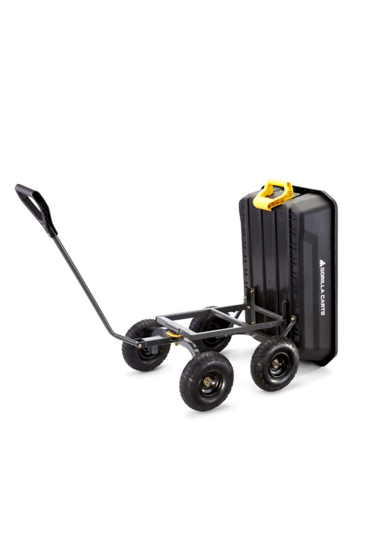 Gorilla Carts-4-Wheel Rust-Resistant Poly Dump Cart 600lb 7226665 2