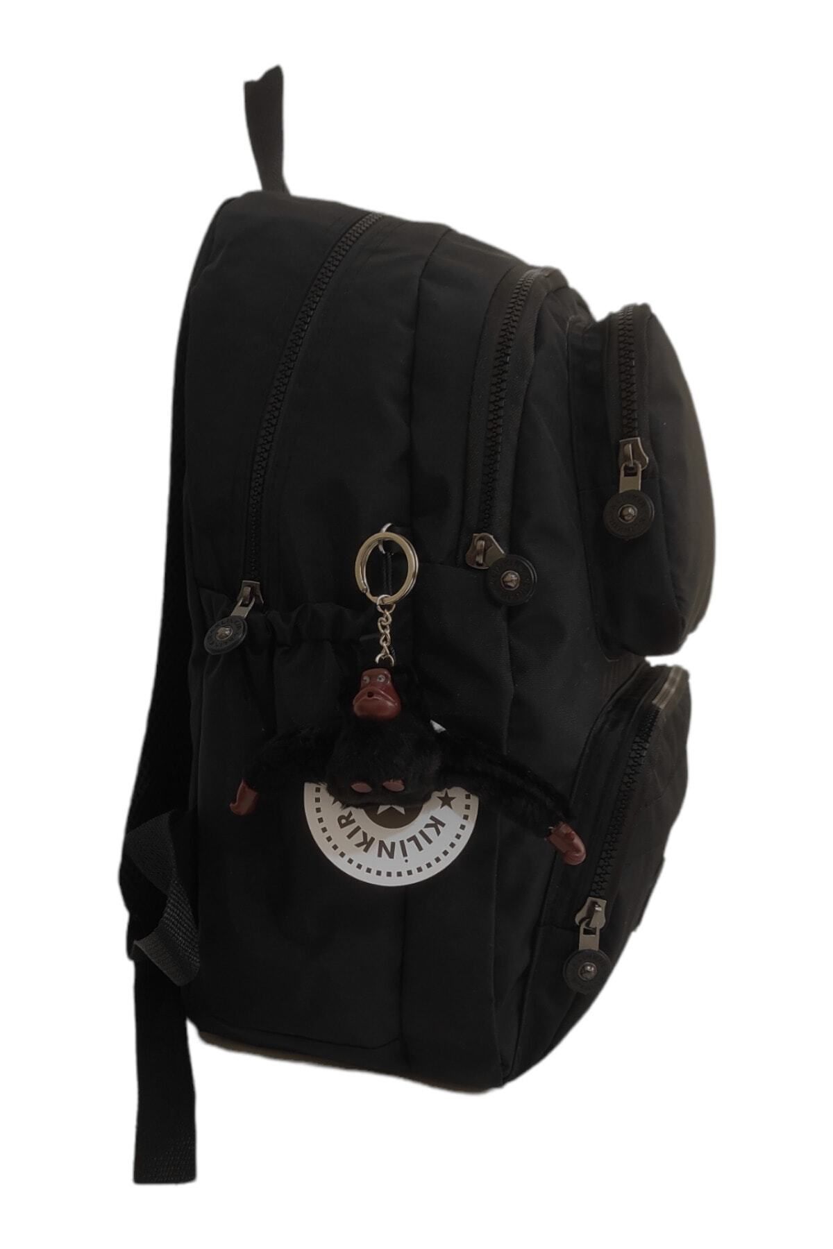 Klinkır-Multi-compartment, large-volume, rainwater-repellent fabric backpack suitable for school 3