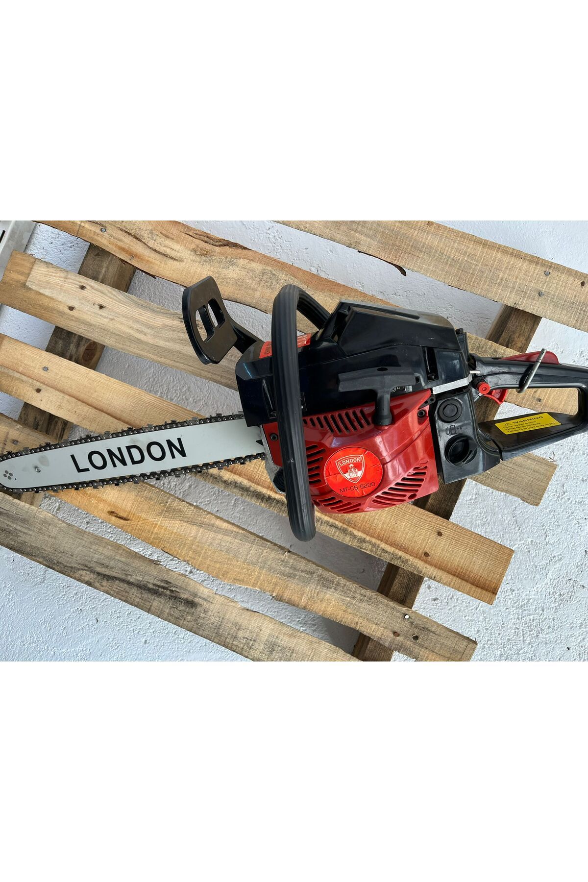 London Mt-cs5200 Siyah Ağaç Kesme Makinesi Mt-cs 5200 Promax Bnzinli Motorlu Tesere 52 Cc