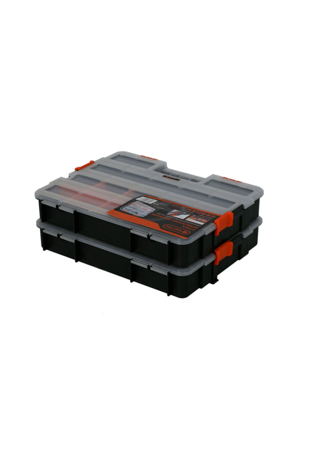 Tactix-2-Piece Multi-Compartment Tool Organisers with Separators 5