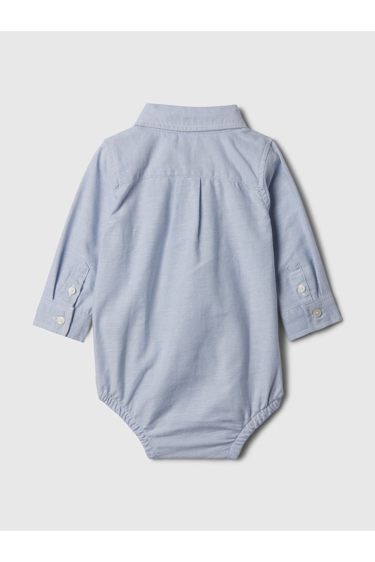 GAP Baby Blue Brannan Bear بادی آکسفورد دوزی شده