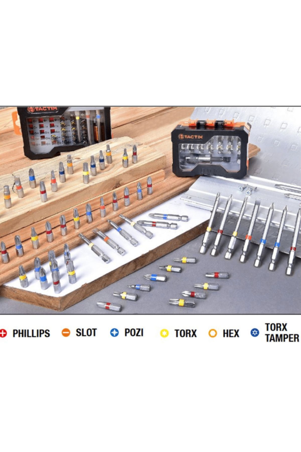 Tactix-29-Piece Color Code Detail Screwdriver Bit Set 2