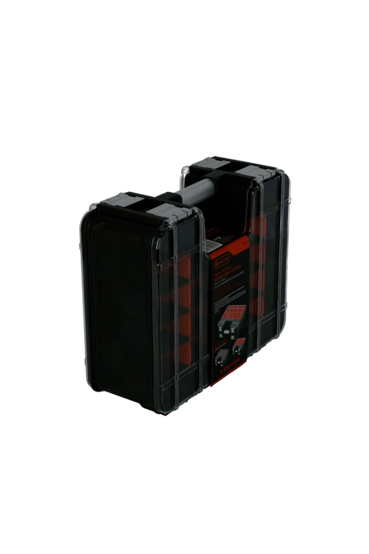 Tactix-Double Sided Tool Box with Removable Dividers and Tubs 39cm 2