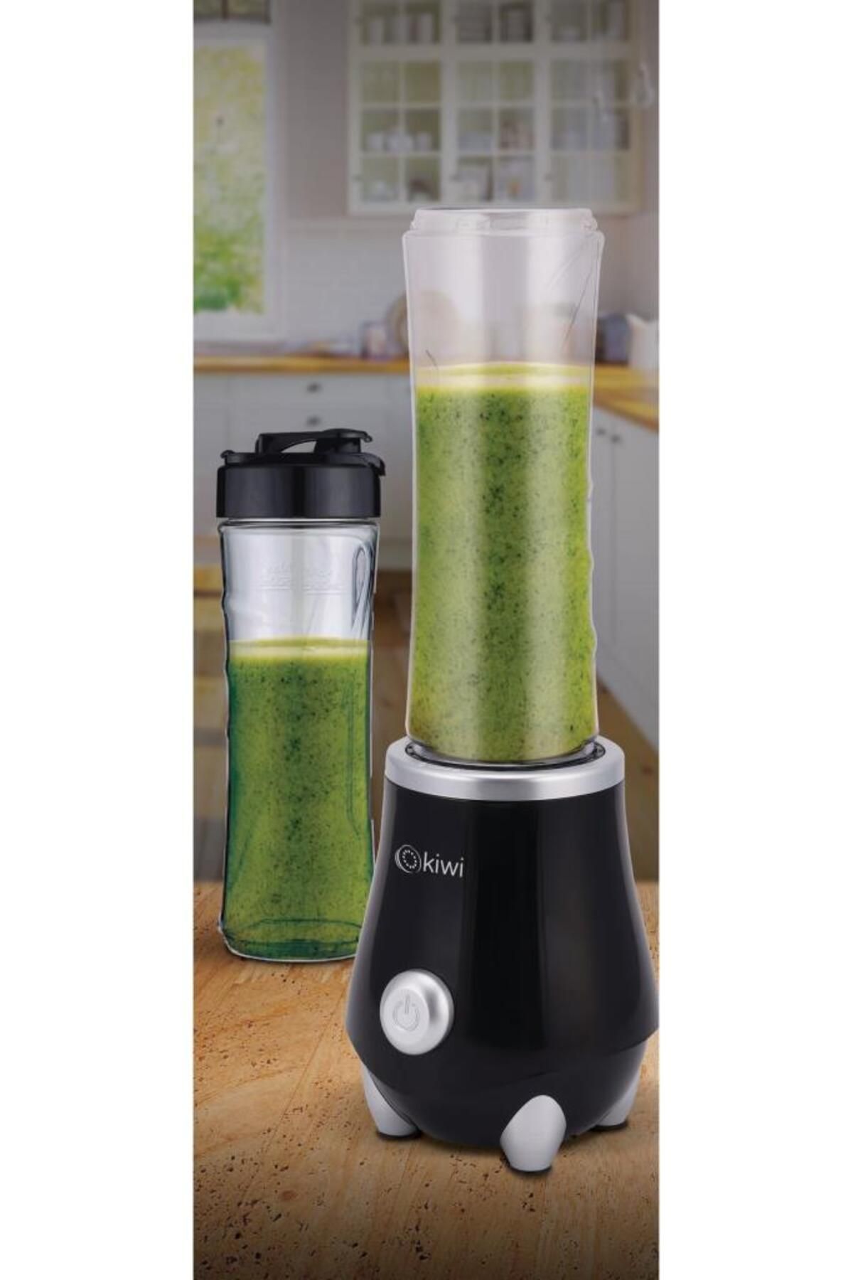 Kiwi-Ksb-2214 - 500 ml Capacity Personal Smoothie Blender with Stand and Cup 2