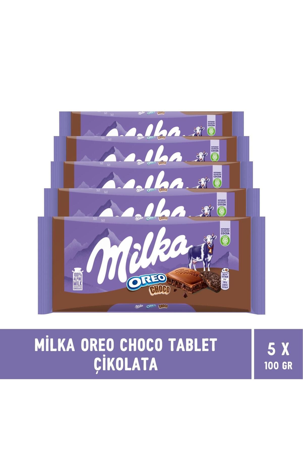 Milka Tablet Oreo Choco 100 gr 5'li Set