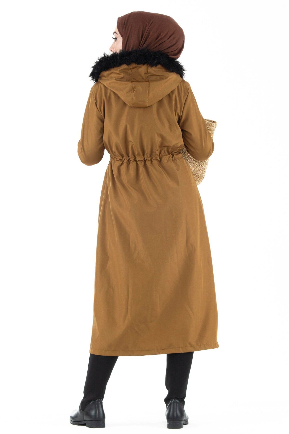 Sevitli-Plush Inside Coat-Tan 5