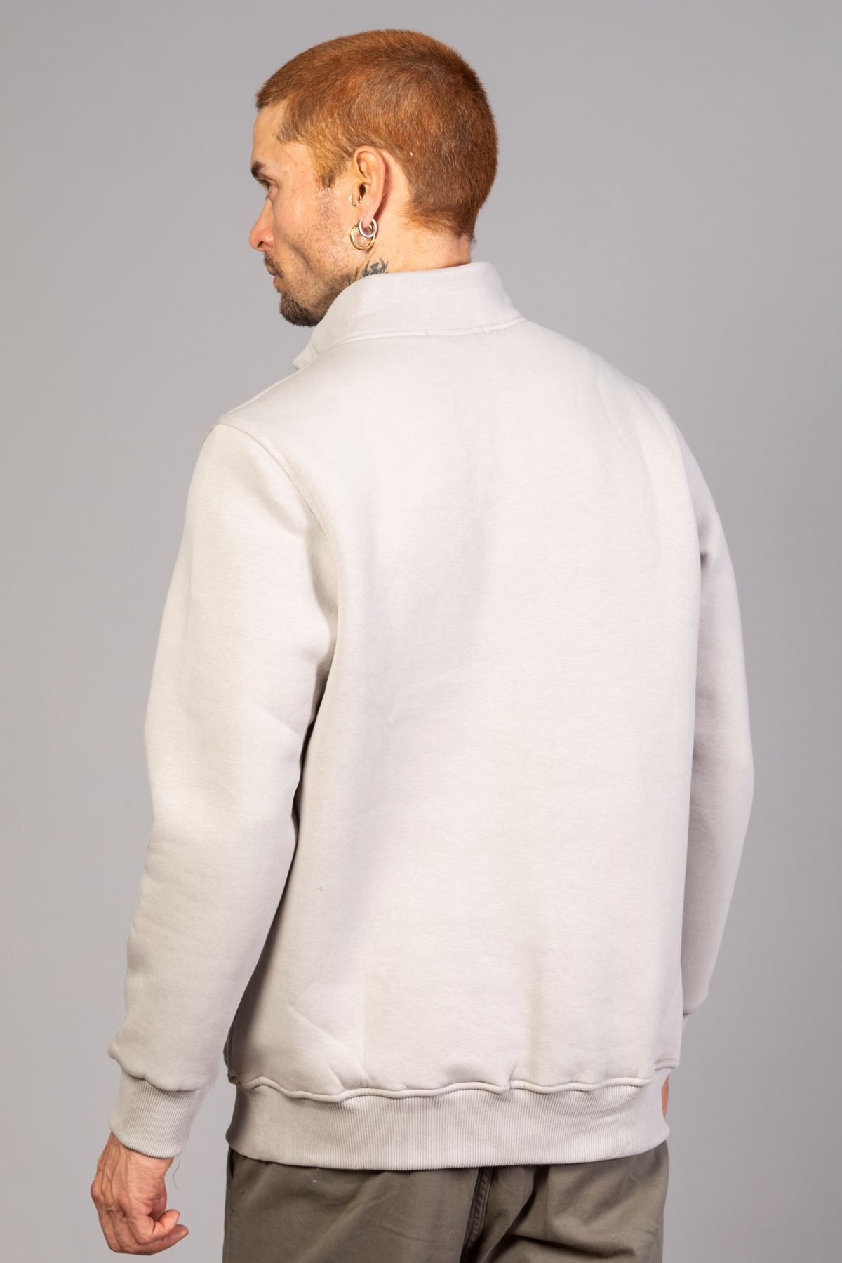 سویشرت خاکستری مردانه چاپی به طور منظم و مناسب LTC Jeans