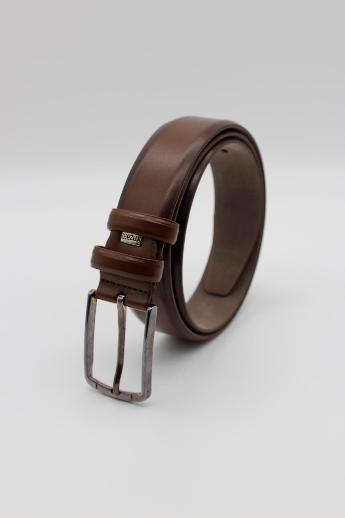 İmza-Dark Brown SEAMLESS 3.5 CM BELT 1