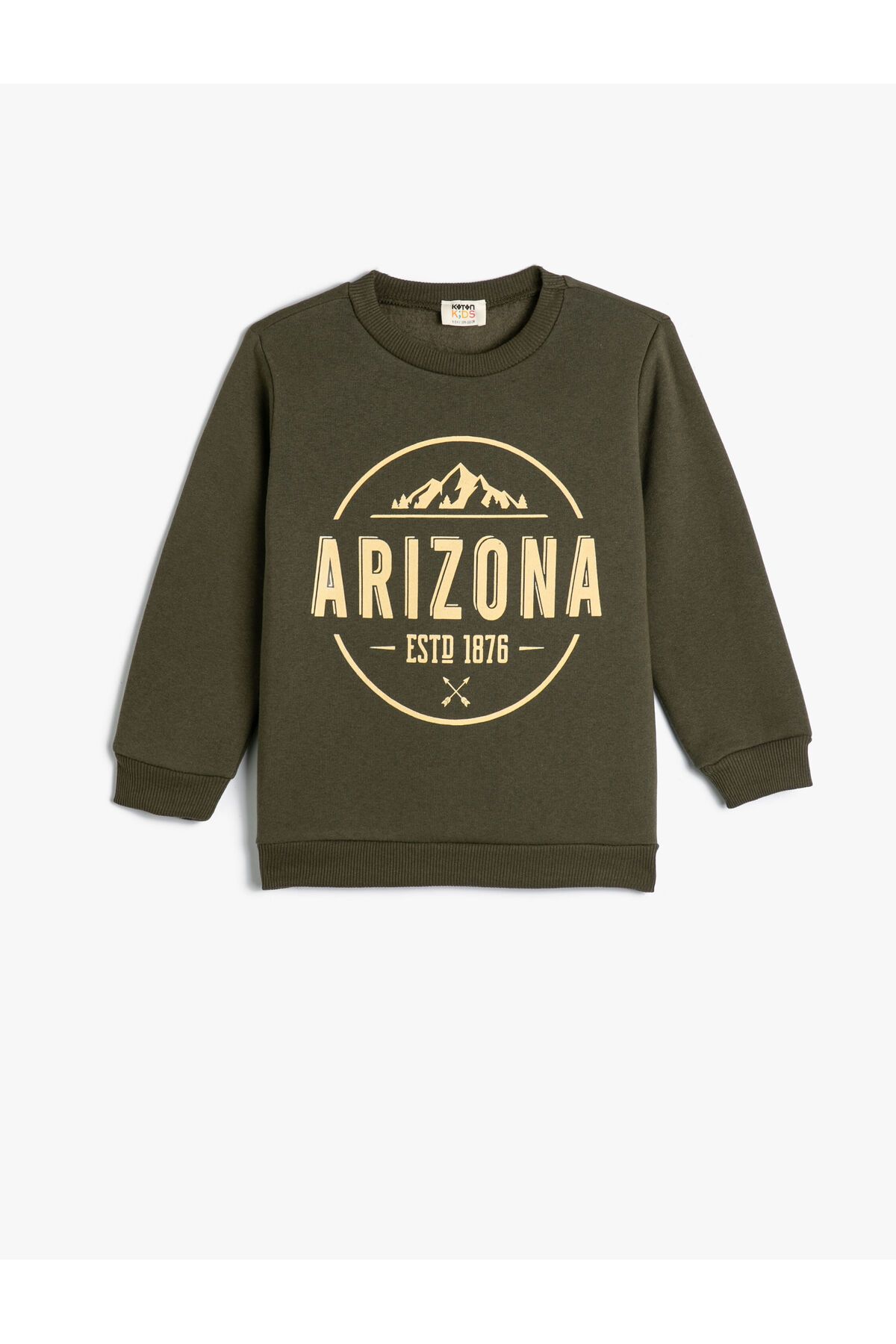 Koton-Sweatshirt Arizona Printed Ruffled Crew Neck 1