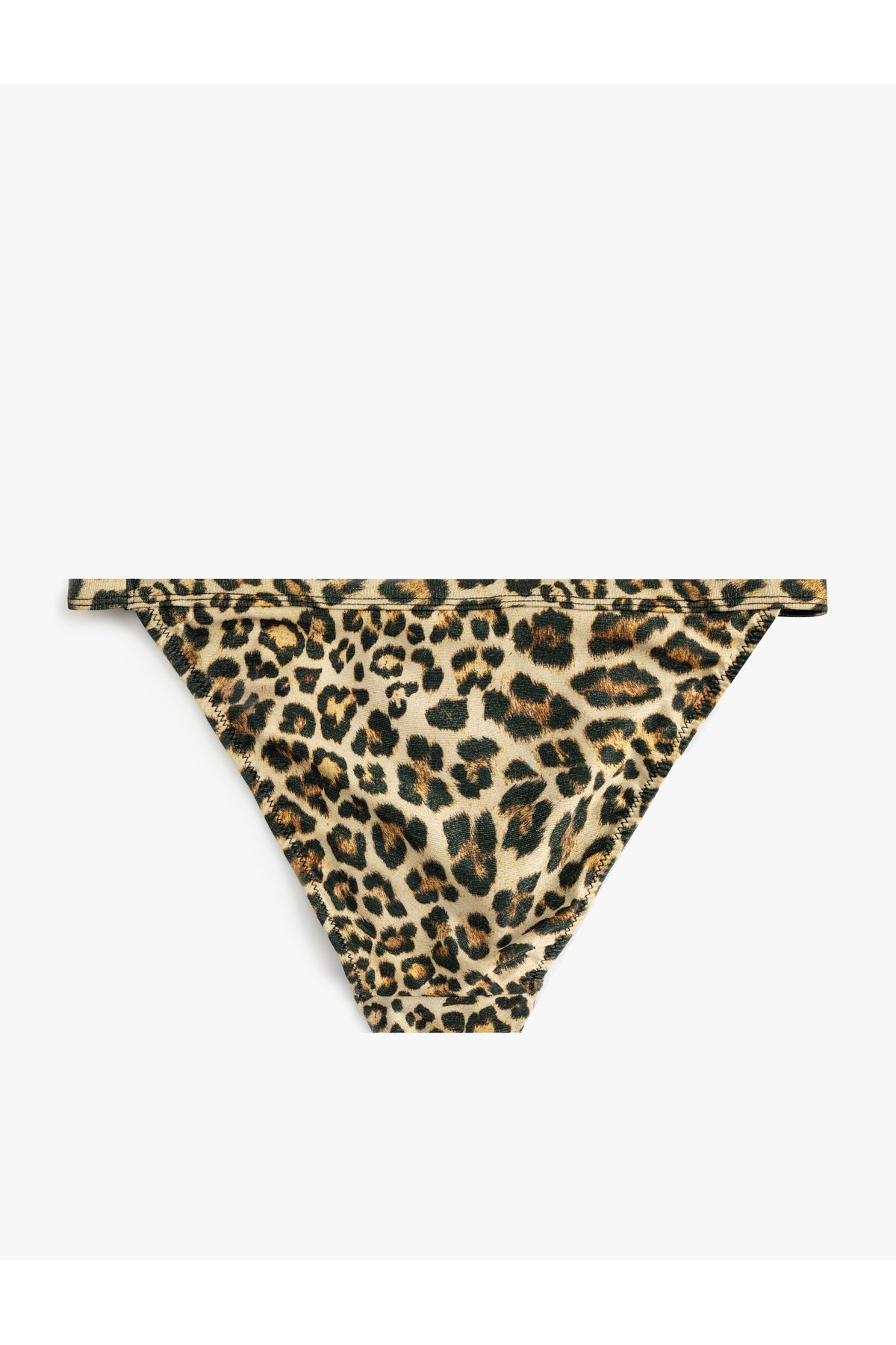 Koton-Leopard Patterned Slip Bikini Bottom - Stylish Design 7
