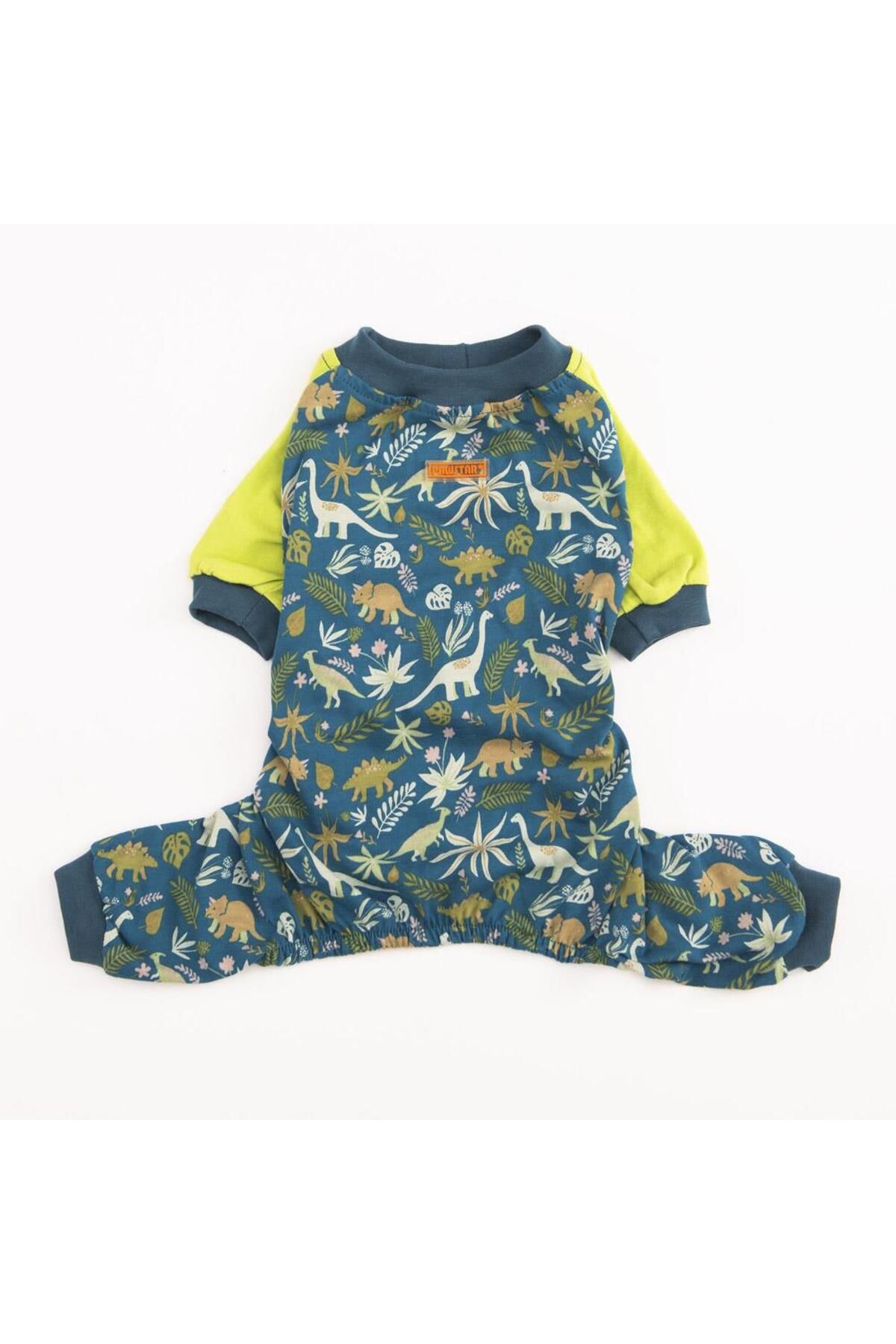 Pawstar-Dinosaur Cat Dog Pajamas Cat Dog Jumpsuit Cat Dog Outfit 4
