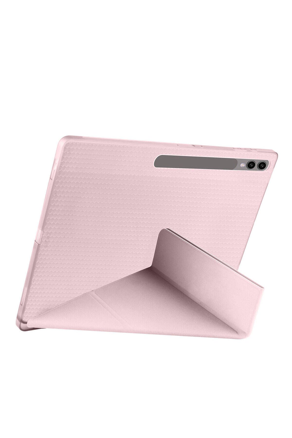 Black Pumas-Galaxy Tab S10 Ultra Case Tri Folding Pen Compartment Stand Case 2