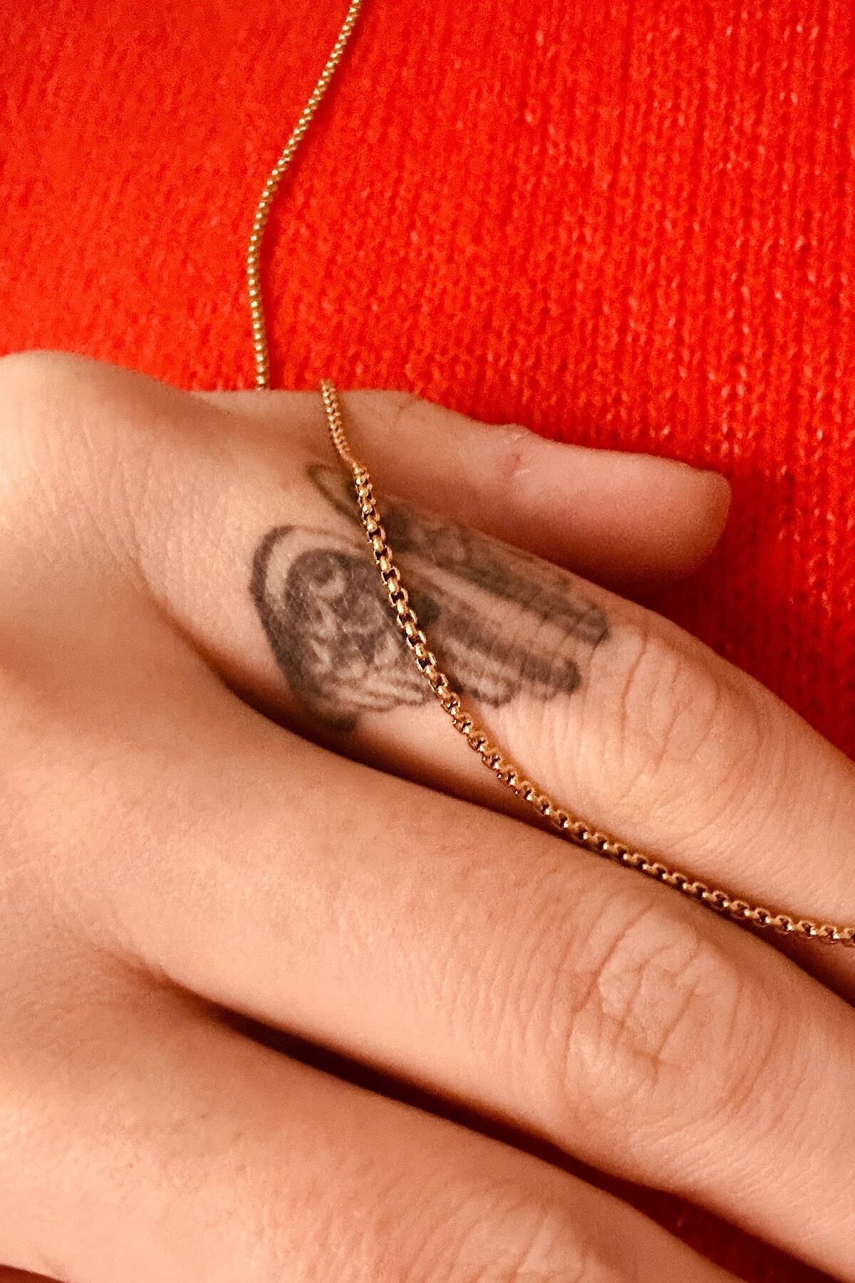 Medusa Accessories-316L Stainless Steel Round Box Chain Necklace Gold Color 1mm Thickness 65cm Length 4