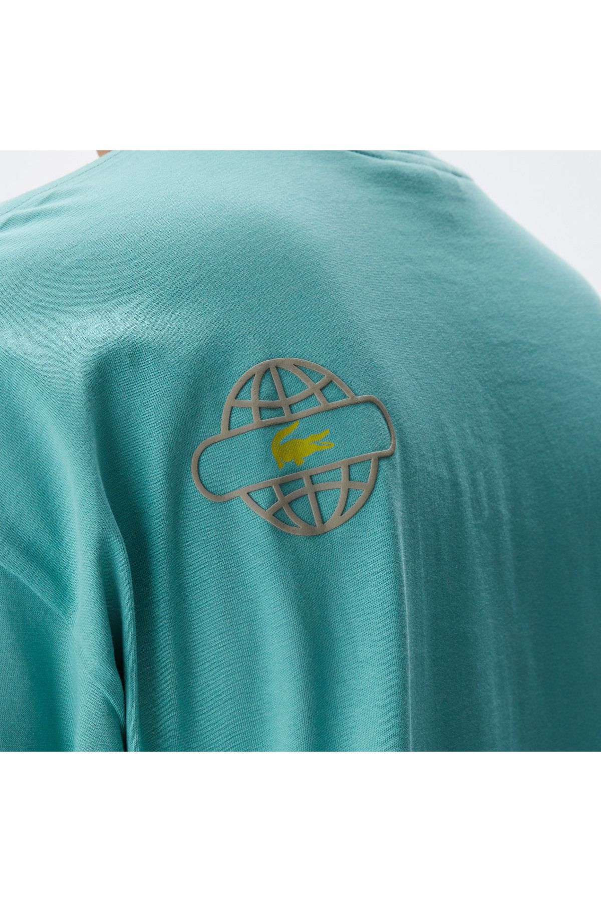 تی شرت سبز مردانه House of Superstep X Lacoste